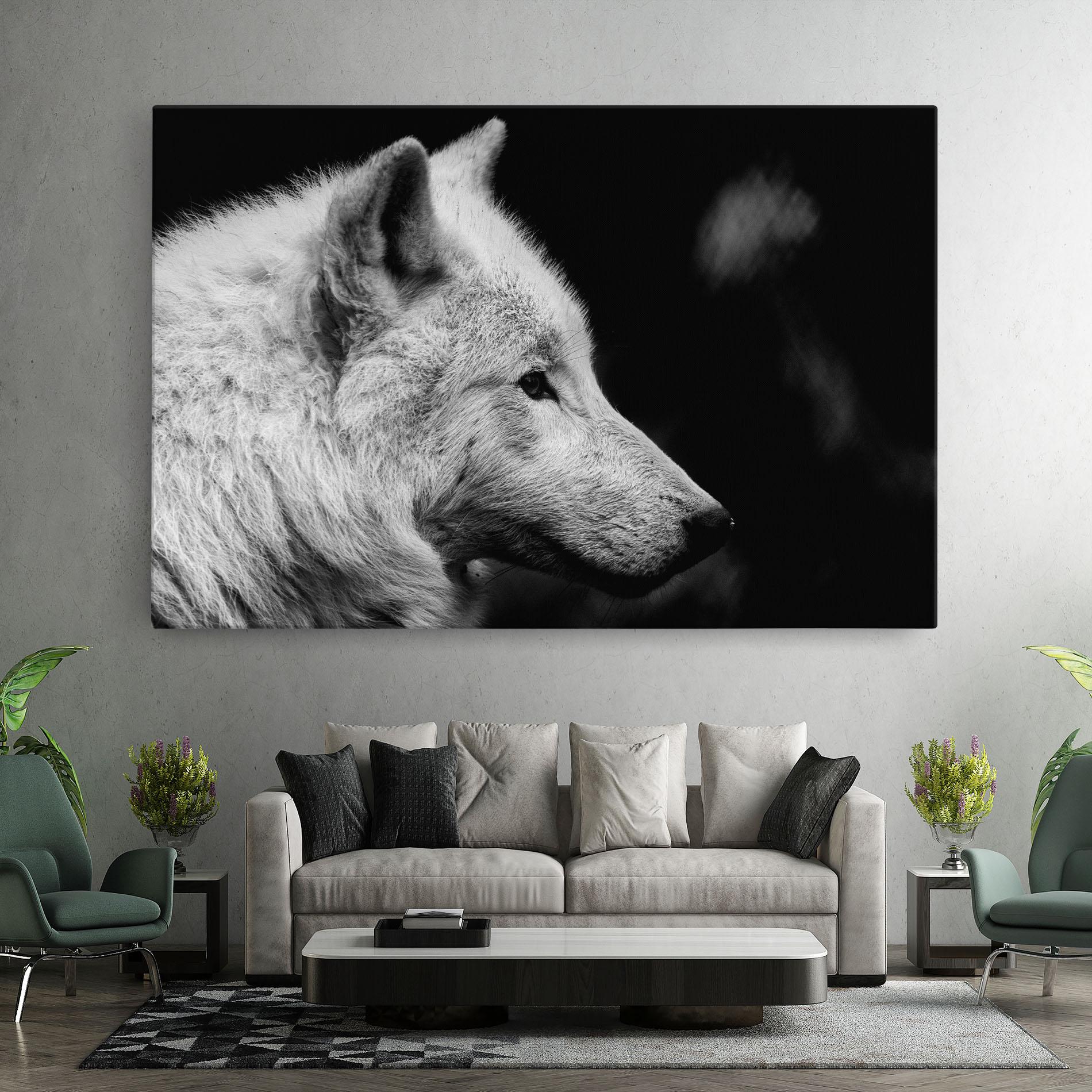 Tablou Canvas Grey Wolf mockup 7