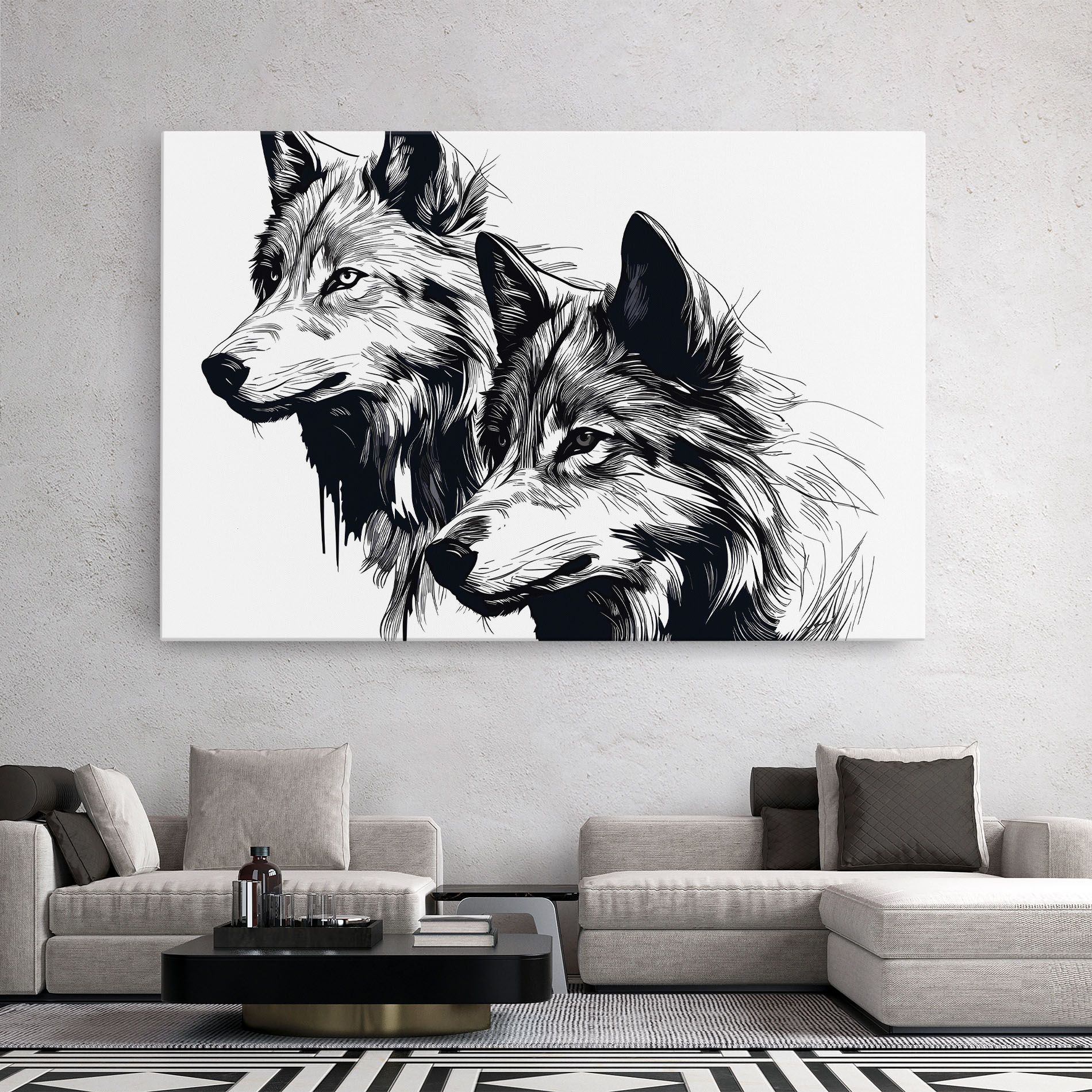 Wolf Friends mockup 2