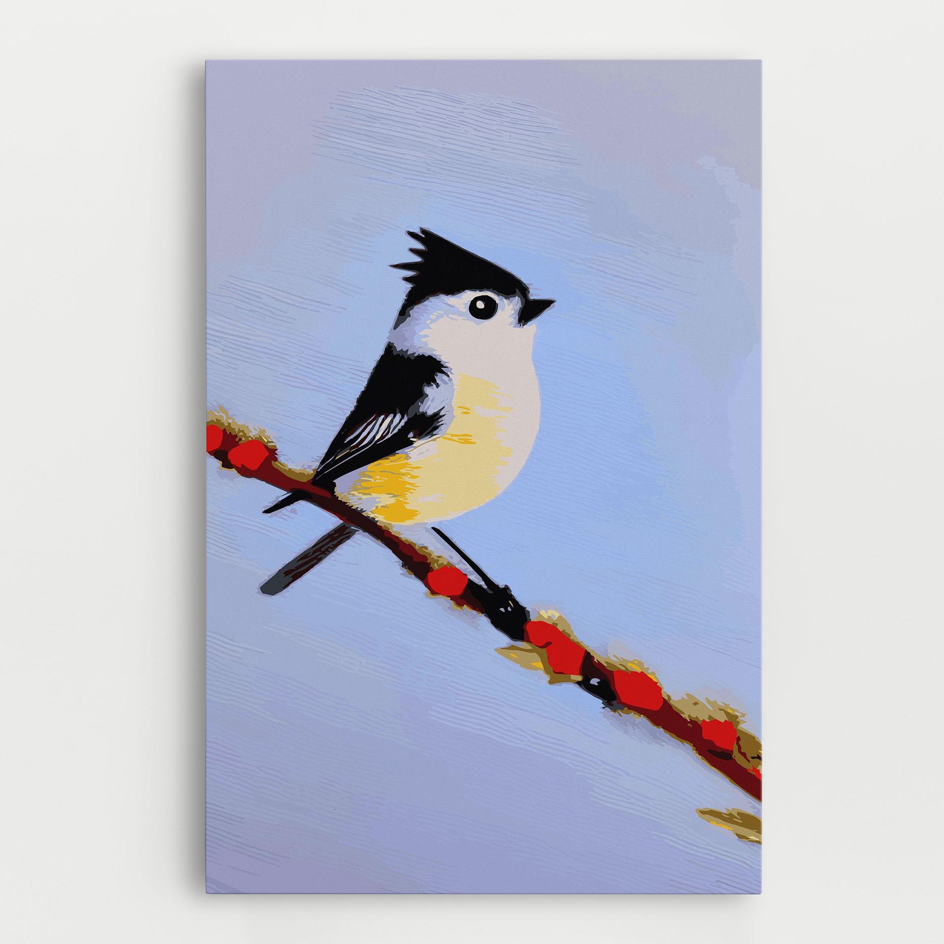 Tablou Canvas Bird Painting mockup 0