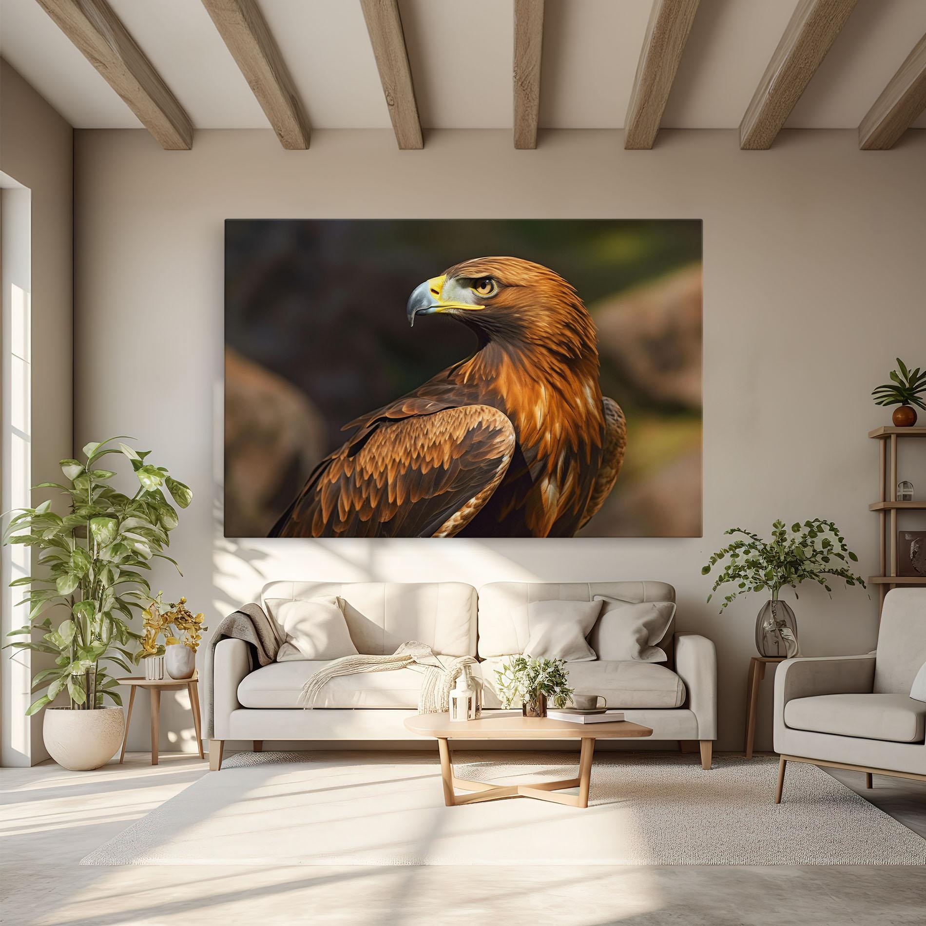 Tablou Canvas Brown Eagle mockup 6
