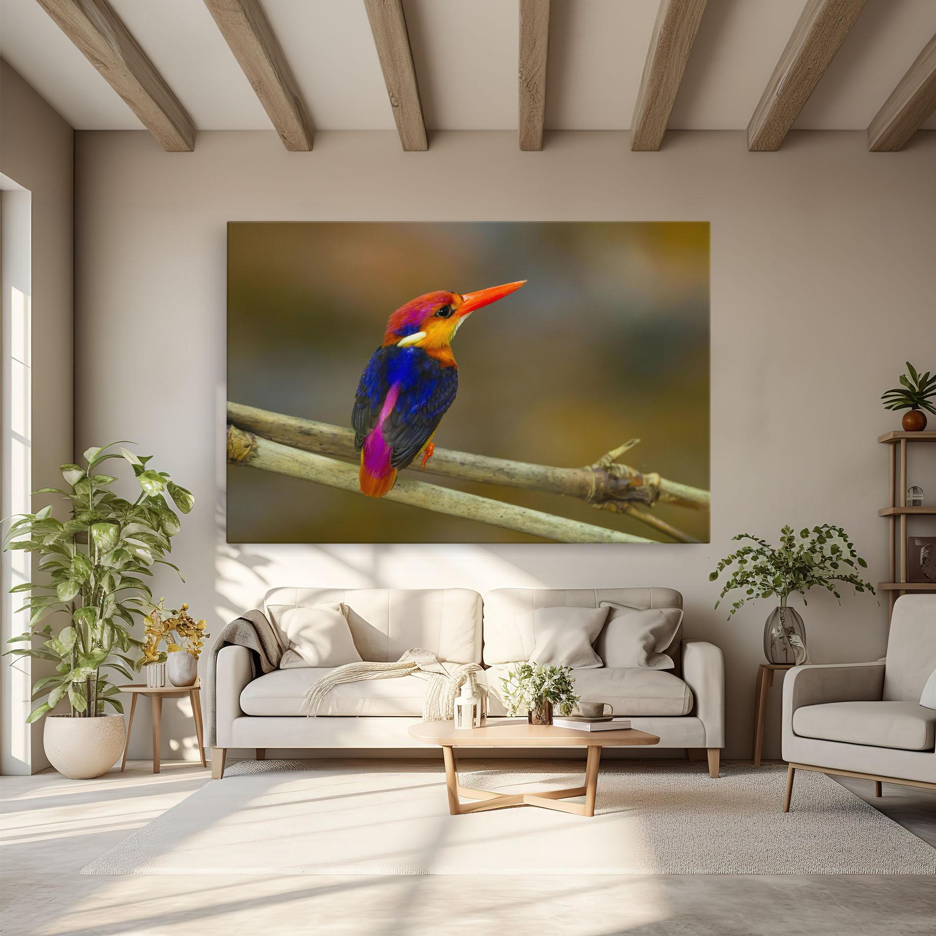 Tablou Canvas Colorful Bird mockup 6
