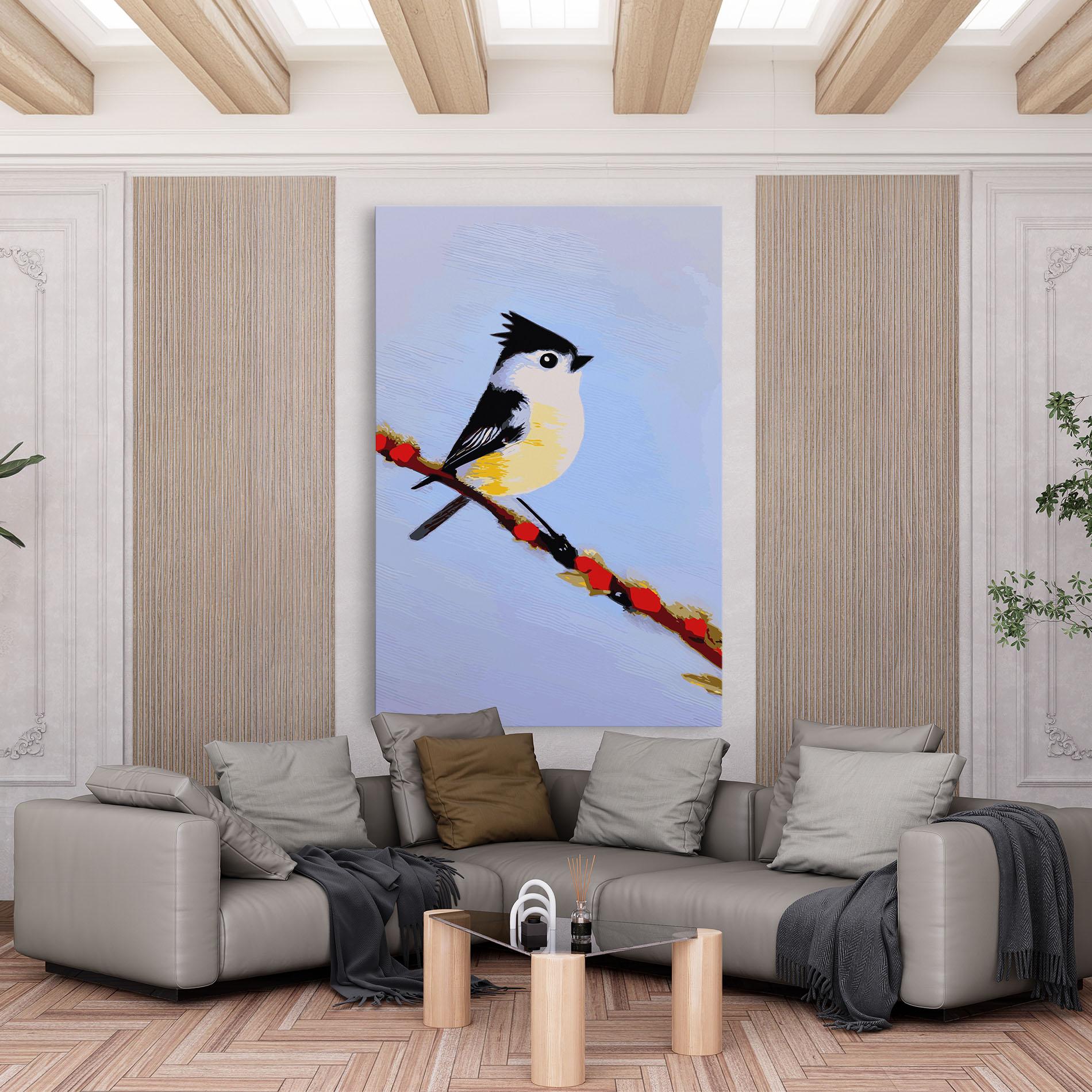 Tablou Canvas Bird Painting mockup 6