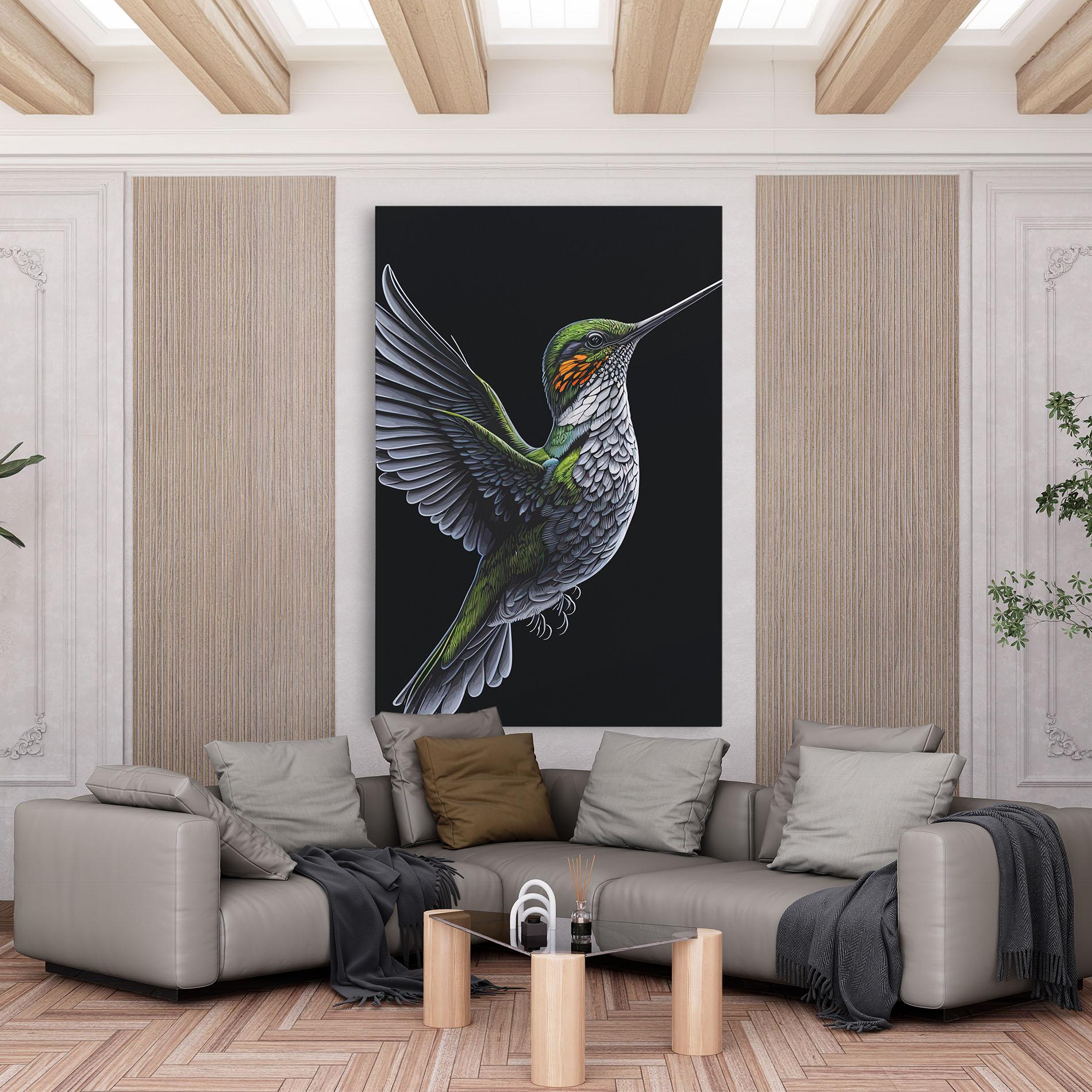Tablou Canvas Hummingbird mockup 6