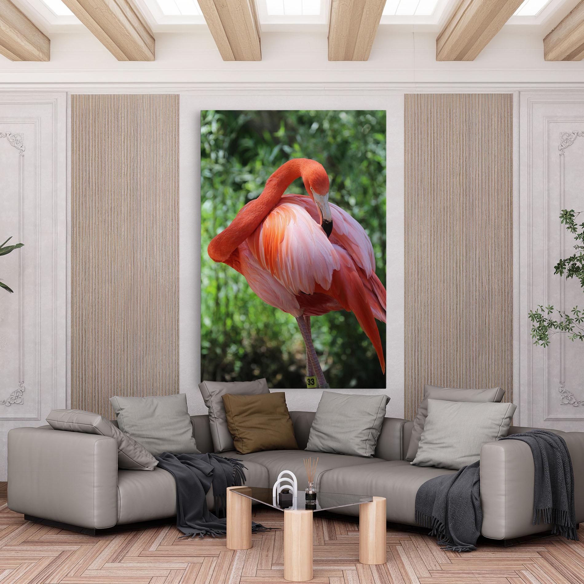 Tablou Canvas Red Flamingo mockup 6