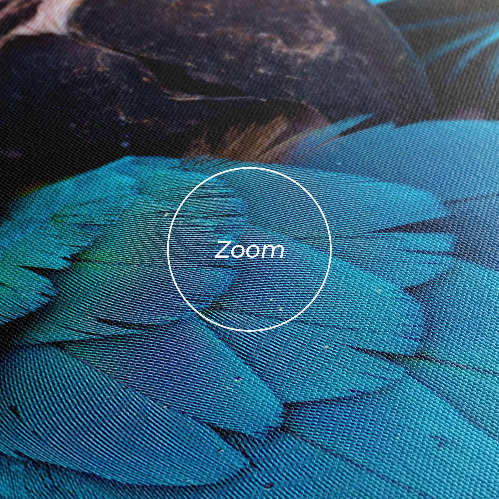 Tablou Canvas Blue Parrot mockup 3