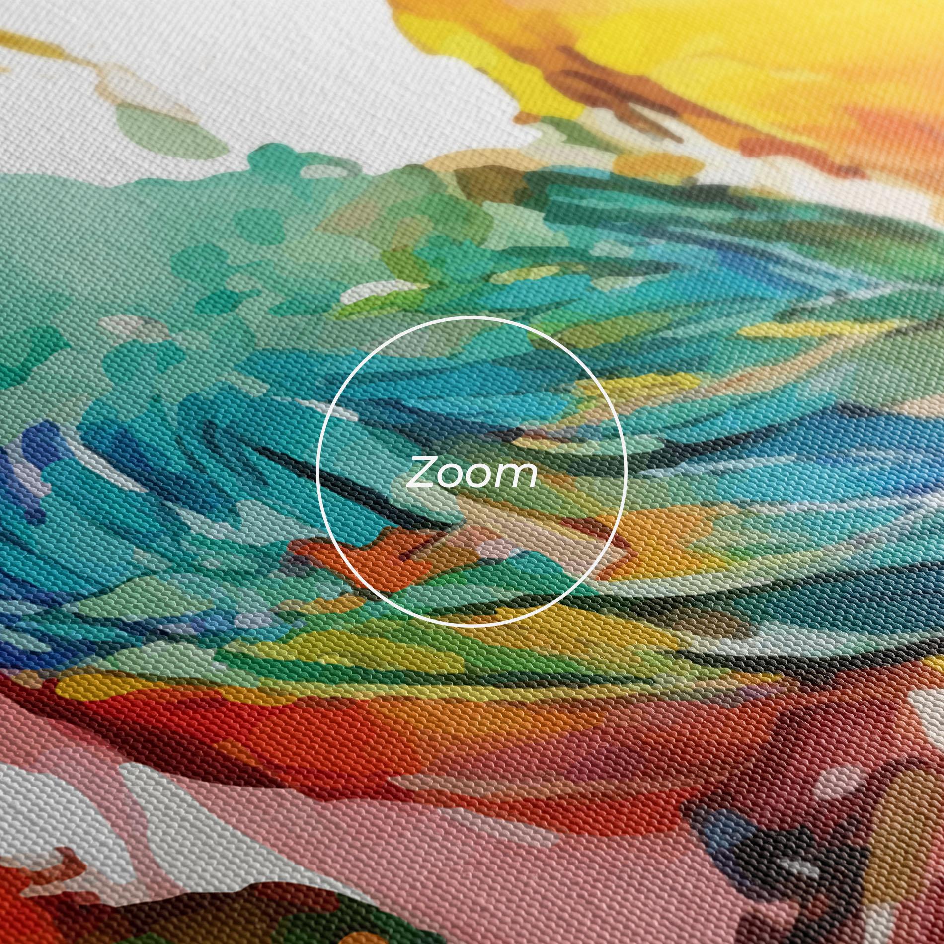 Tablou Canvas Colorful Birds mockup 3