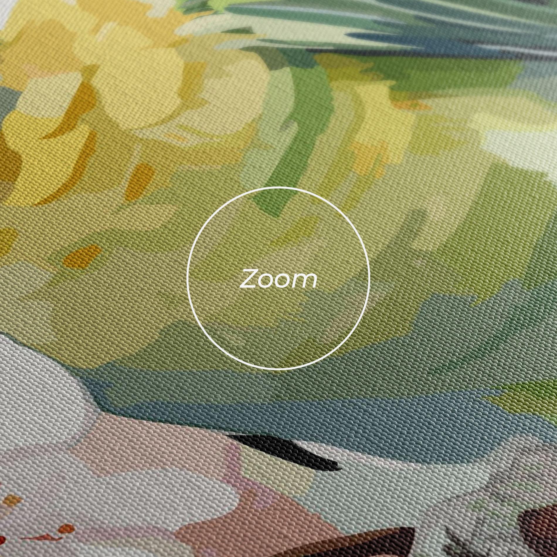 Tablou Canvas Cute Green Parrot mockup 3