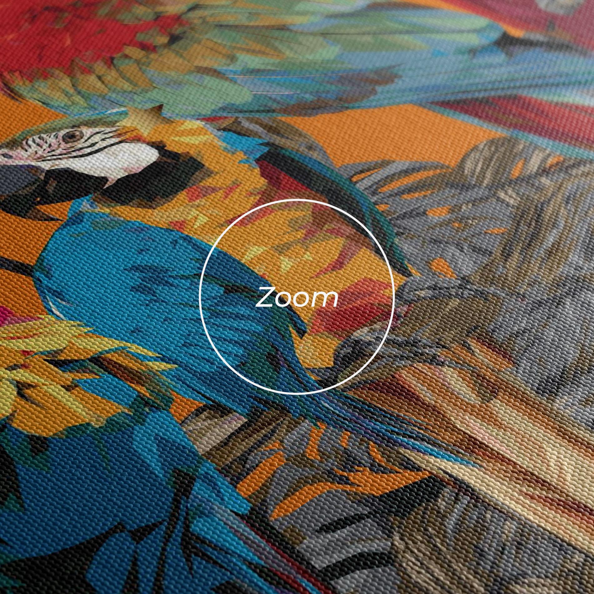 Tablou Canvas Family Parrot mockup 3