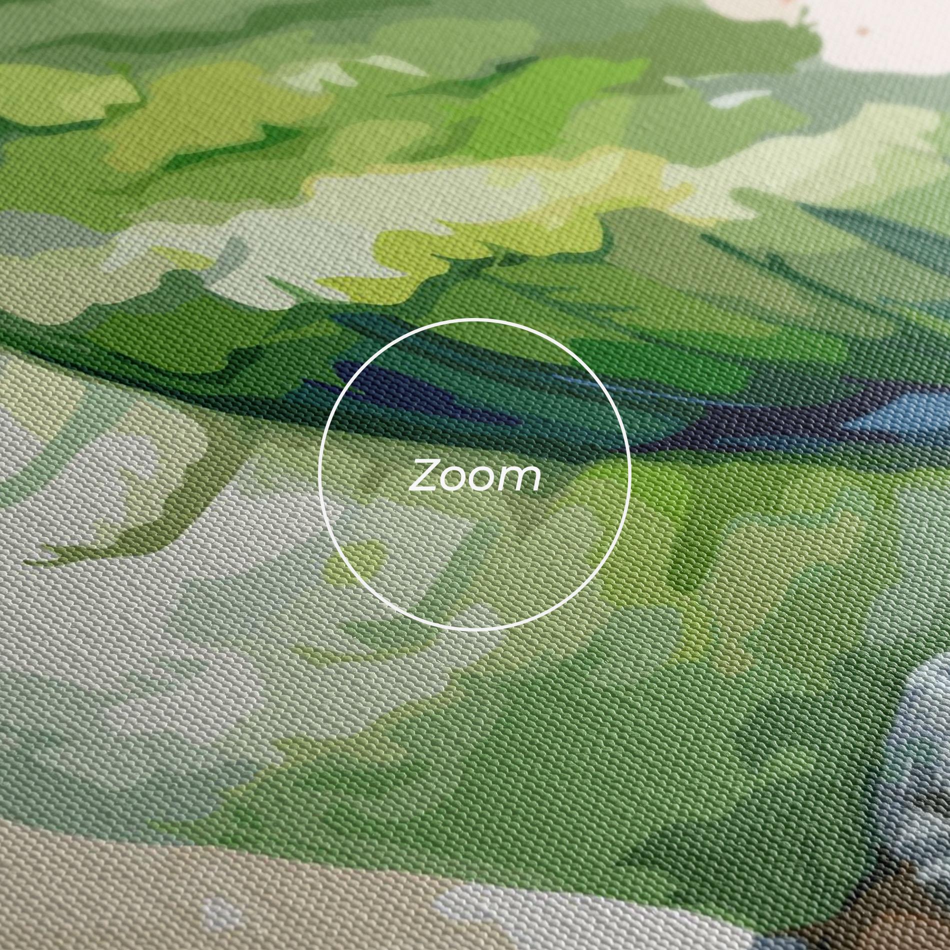 Tablou Canvas Pretty Green Parrot mockup 3