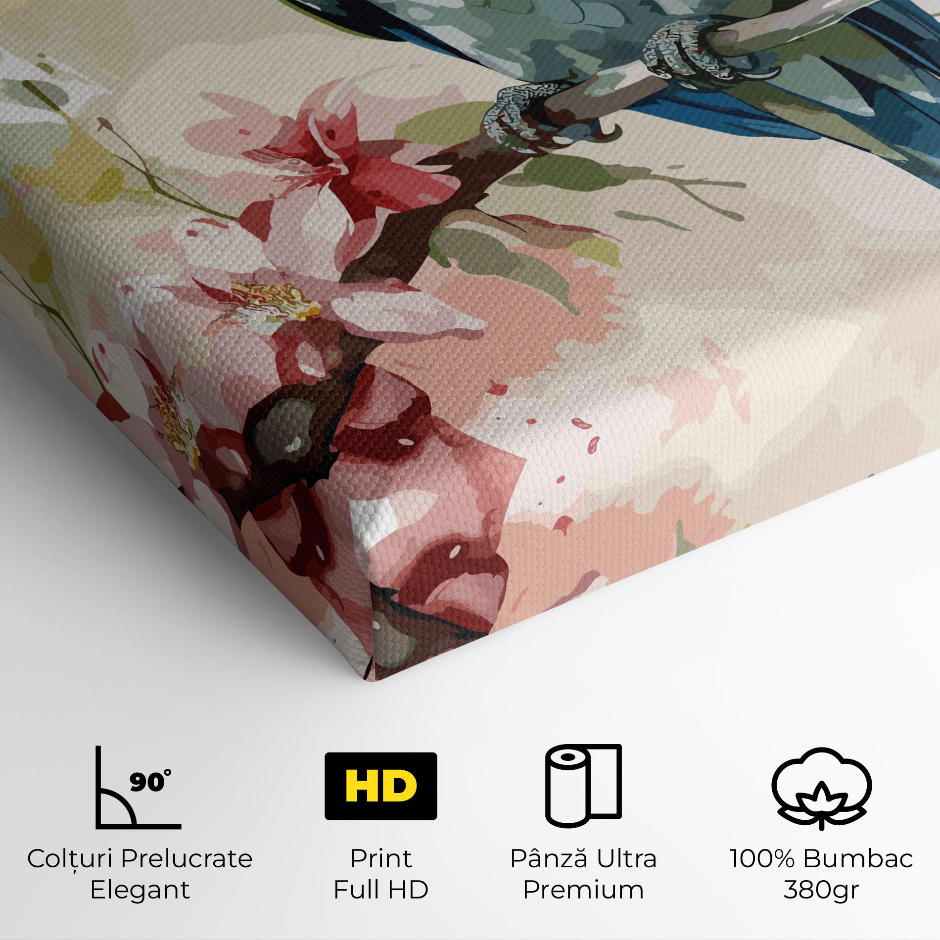 Tablou Canvas Beautiful Parrot mockup 4