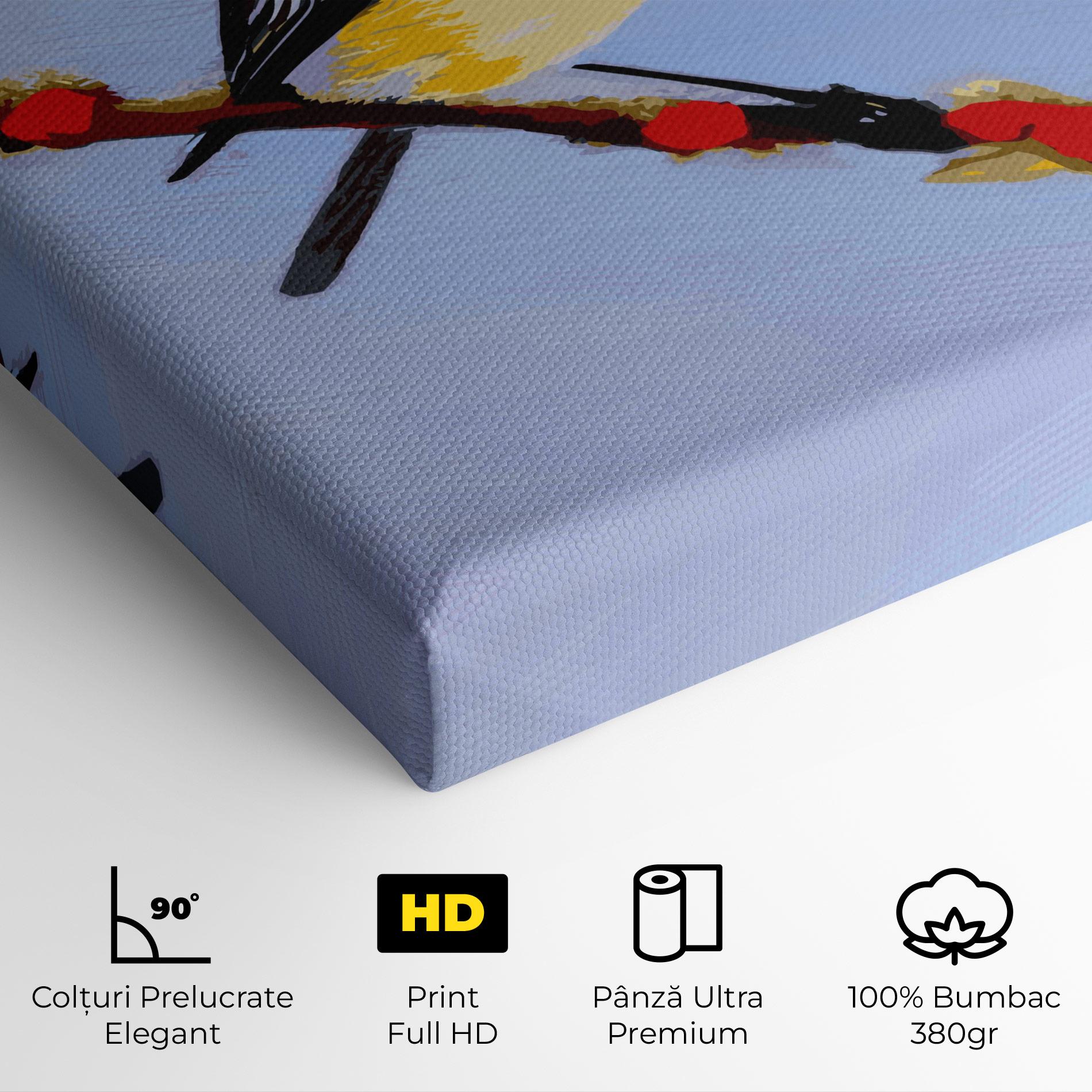 Tablou Canvas Bird Painting mockup 4