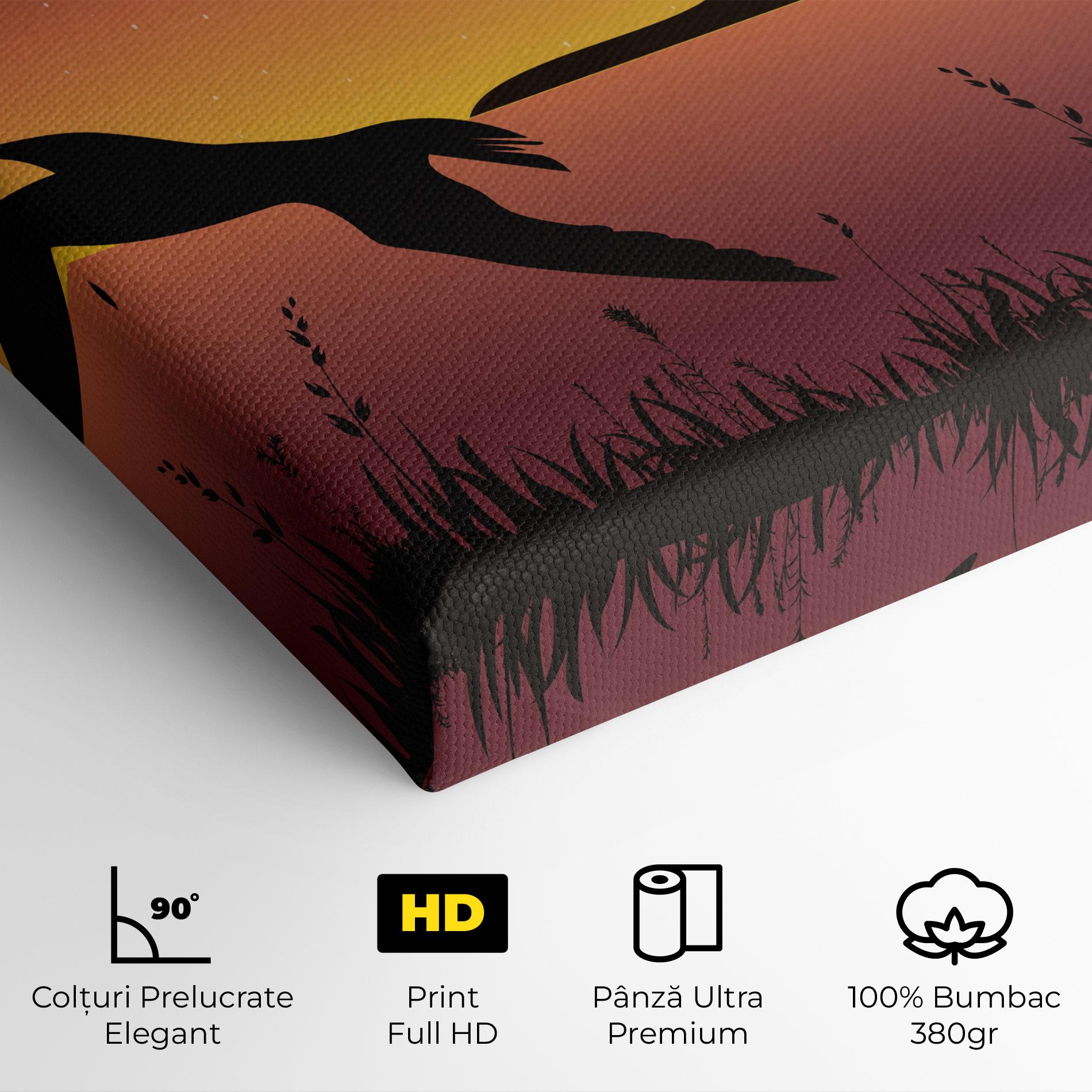 Tablou Canvas Birds Fishing mockup 4