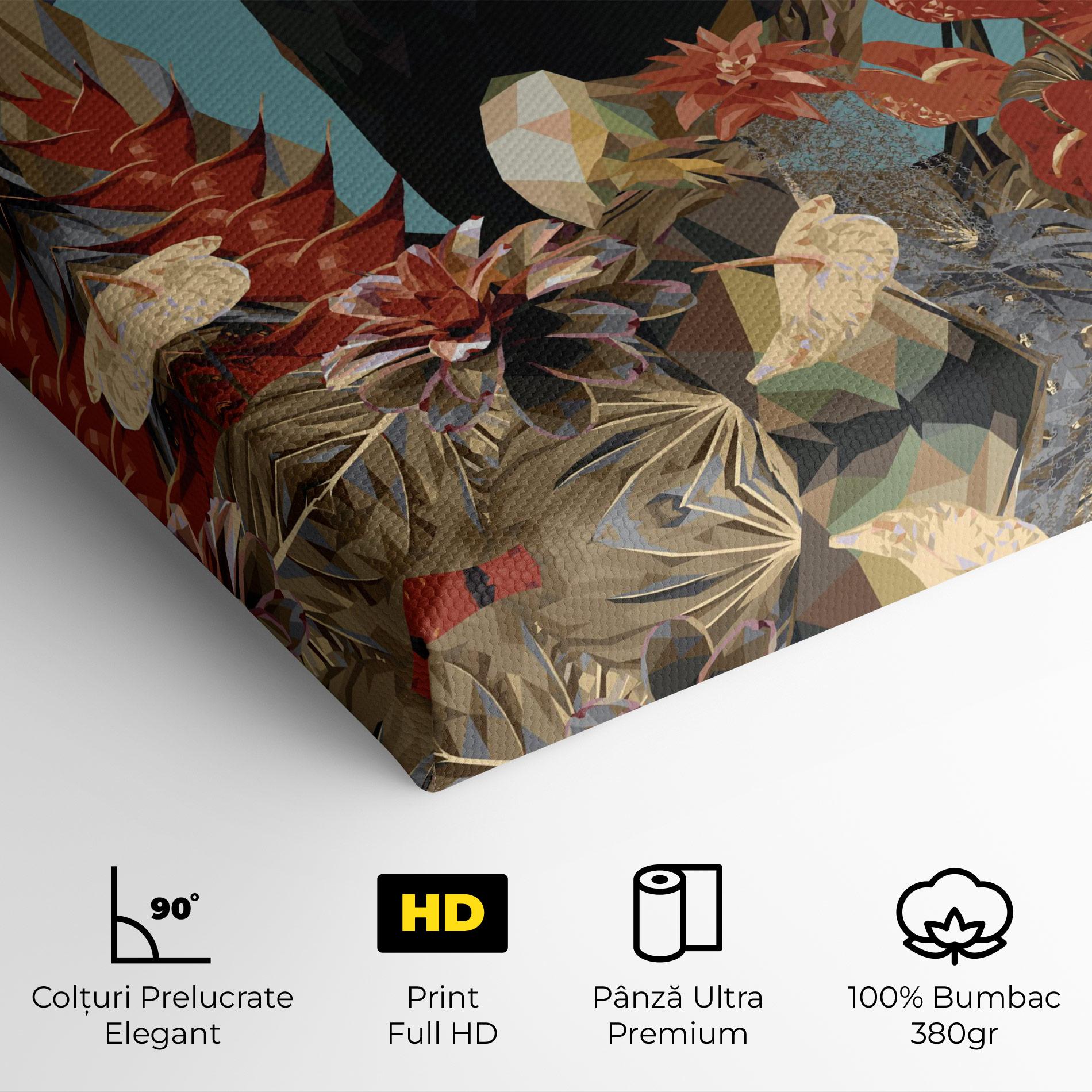 Tablou Canvas Black Interesting Bird mockup 4