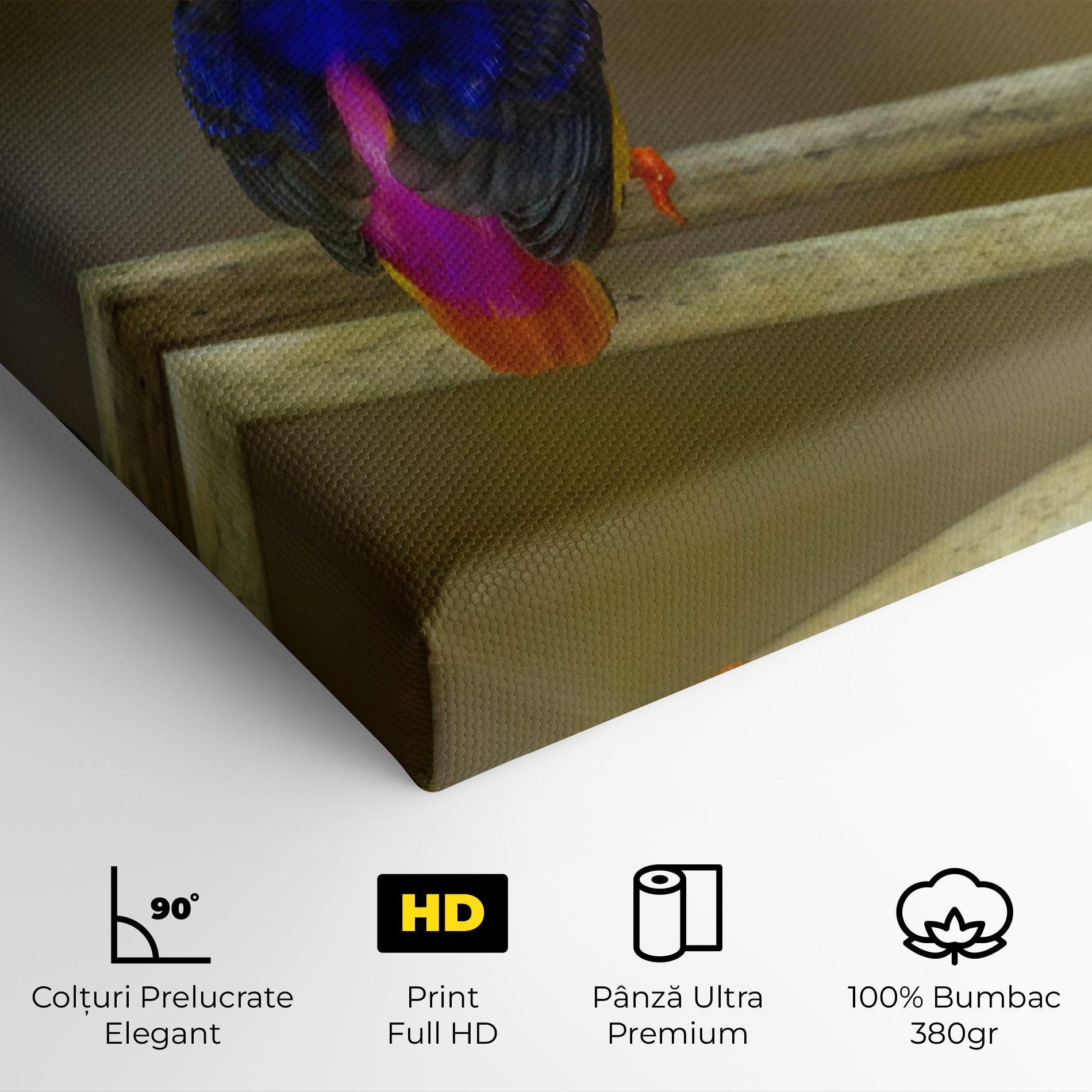 Tablou Canvas Colorful Bird mockup 4