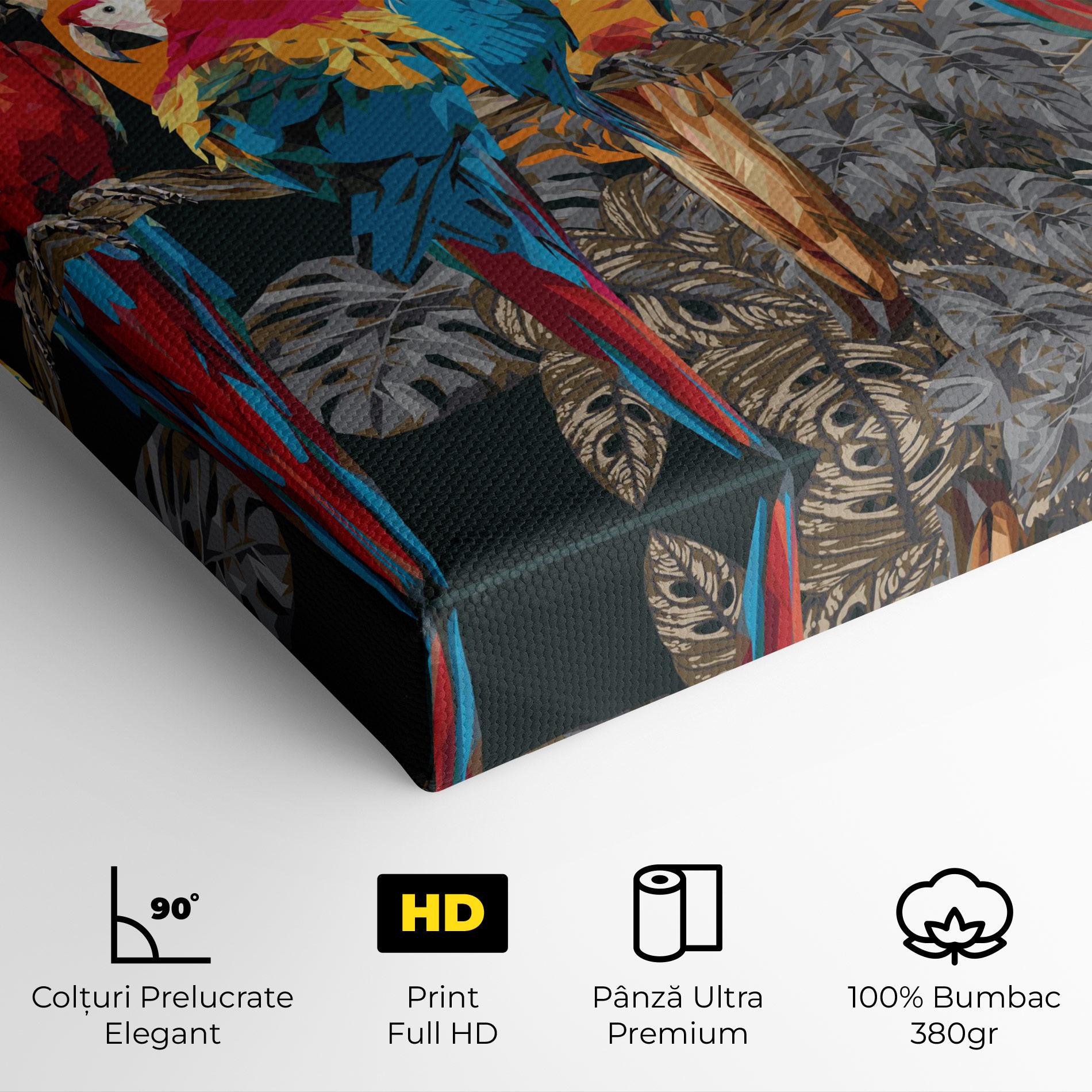 Tablou Canvas Family Parrot mockup 4