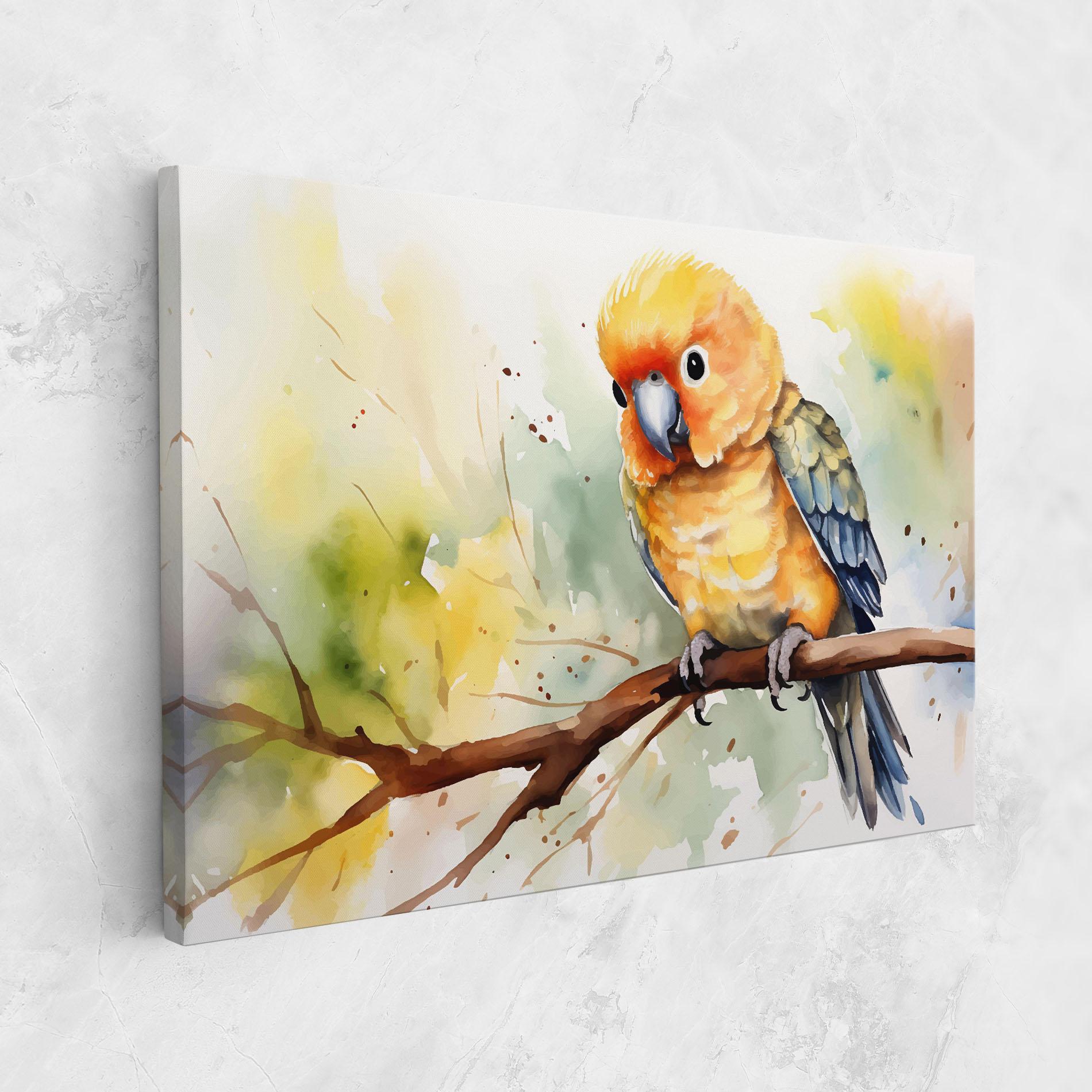 Tablou Canvas Cute Baby Parrot mockup 1
