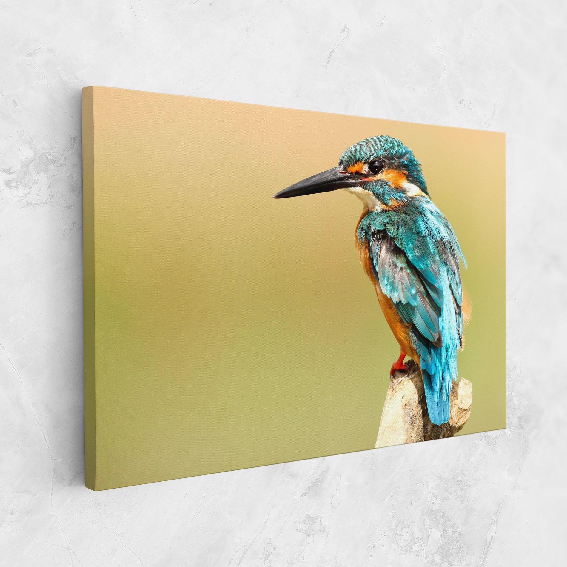 Tablou Canvas Light Blue Bird mockup 1