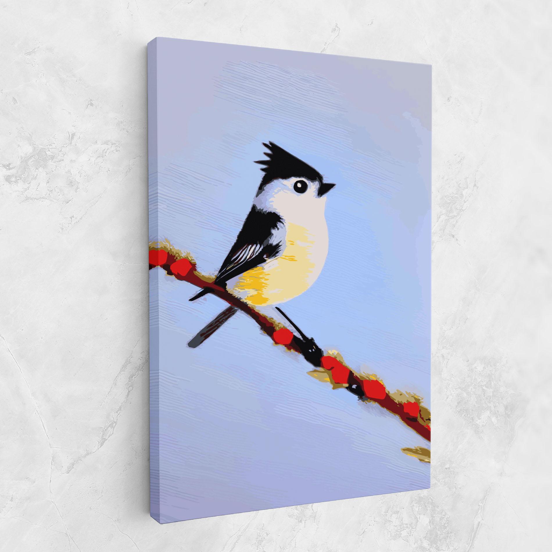 Tablou Canvas Bird Painting mockup 1