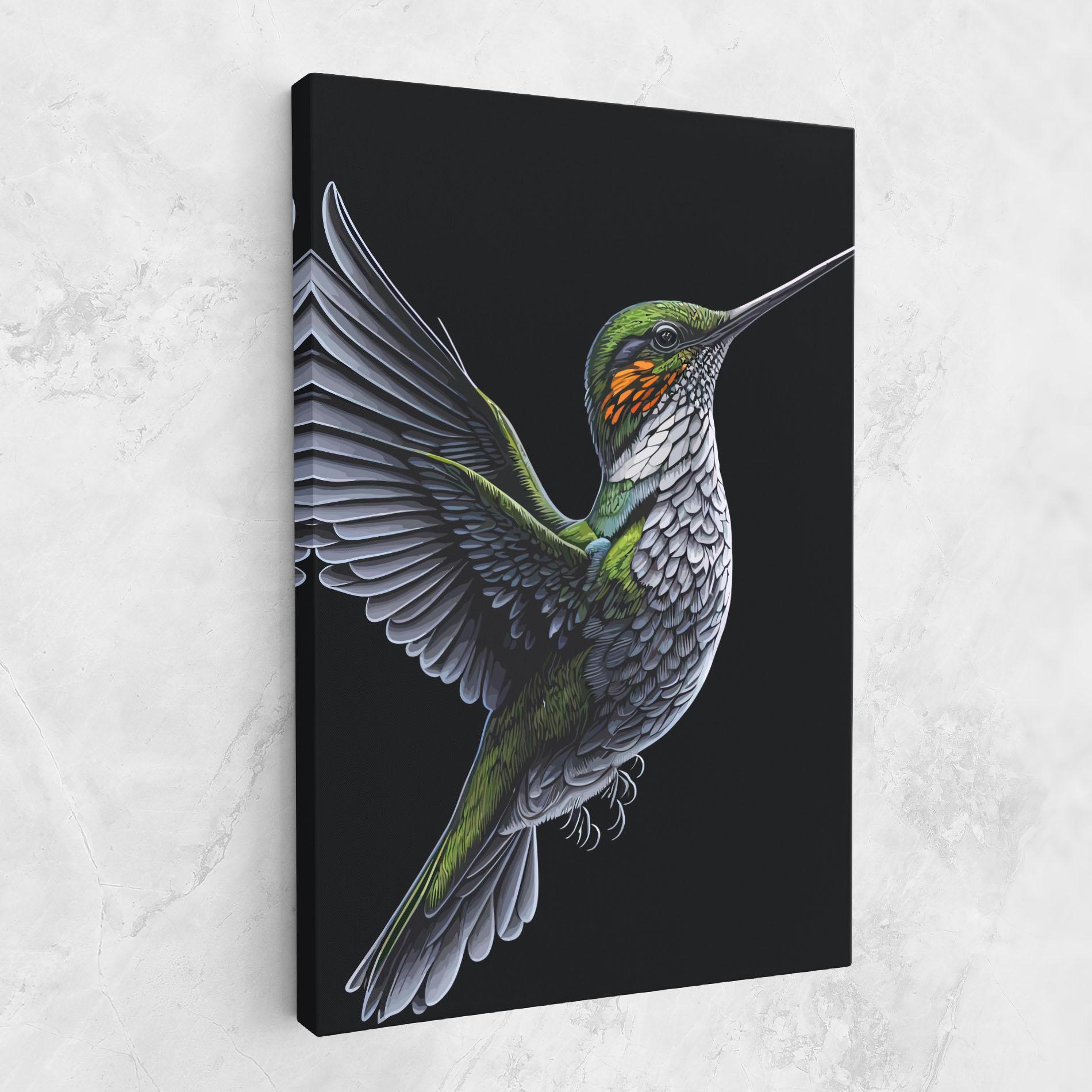 Tablou Canvas Hummingbird mockup 1