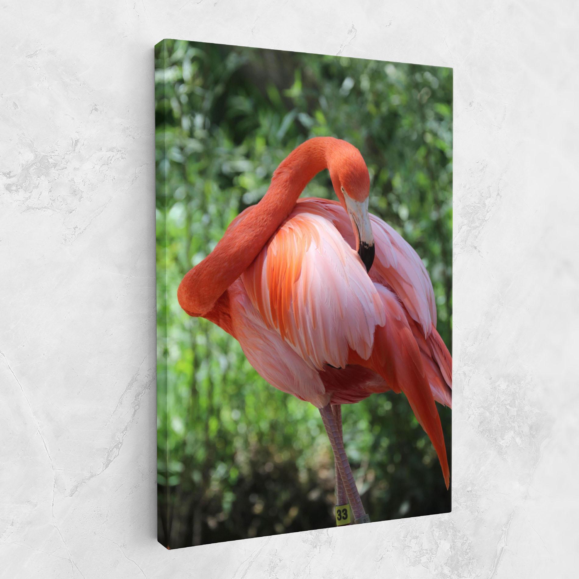 Tablou Canvas Red Flamingo mockup 1