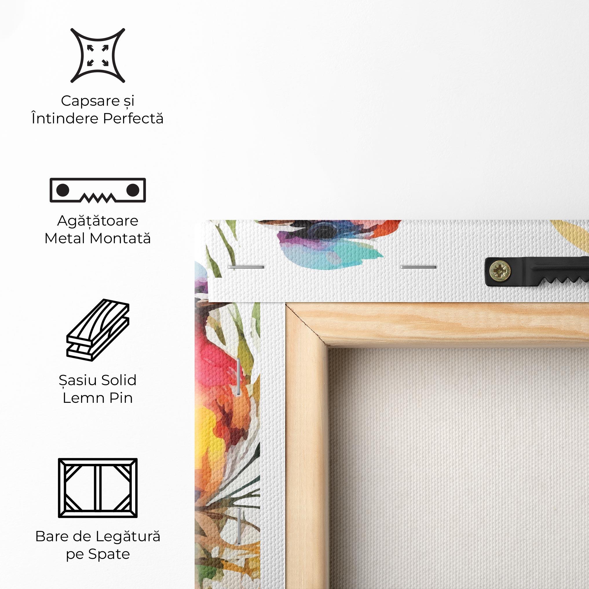 Tablou Canvas Colorful Birds mockup 5