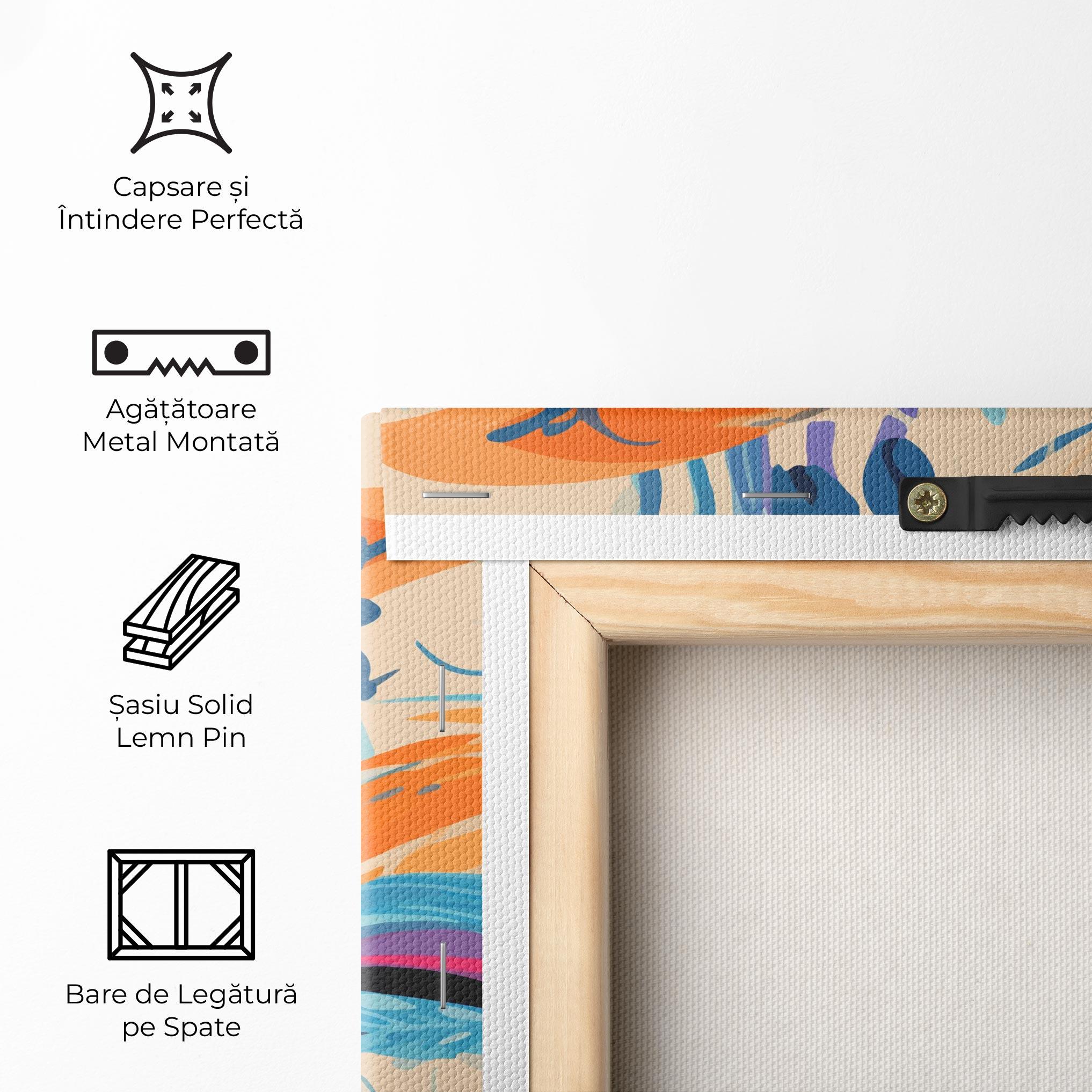 Tablou Canvas Colorful Toucan mockup 5