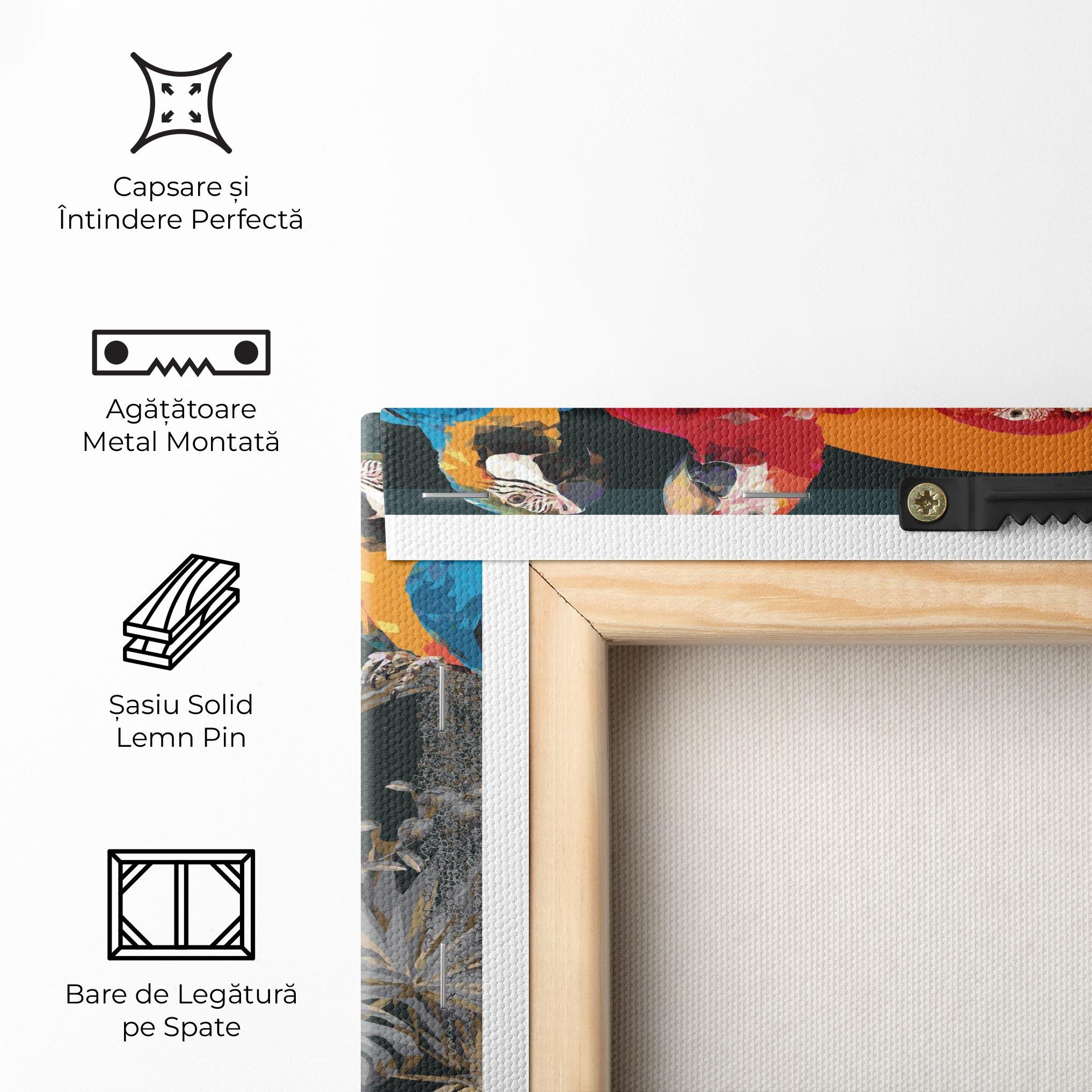 Tablou Canvas Family Parrot mockup 5