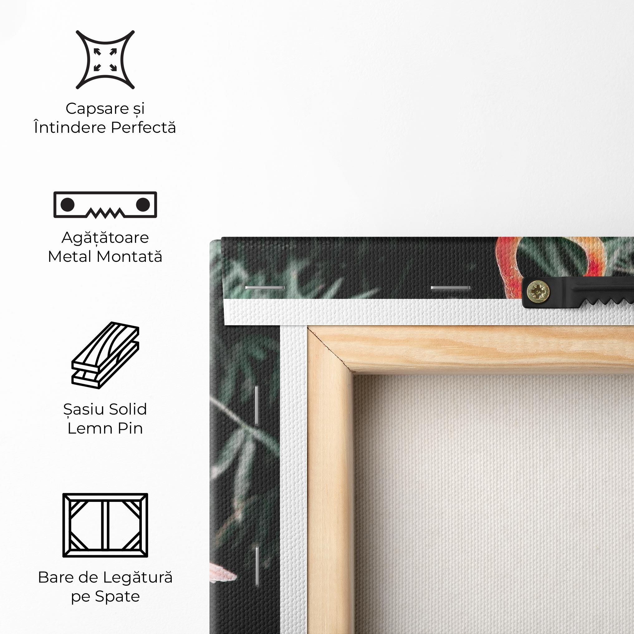 Tablou Canvas Flamingo Love mockup 5