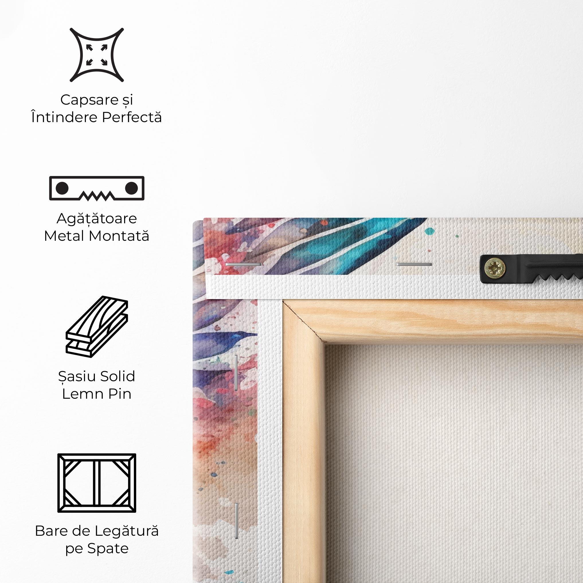 Tablou Canvas Painted Wings Bird mockup 5