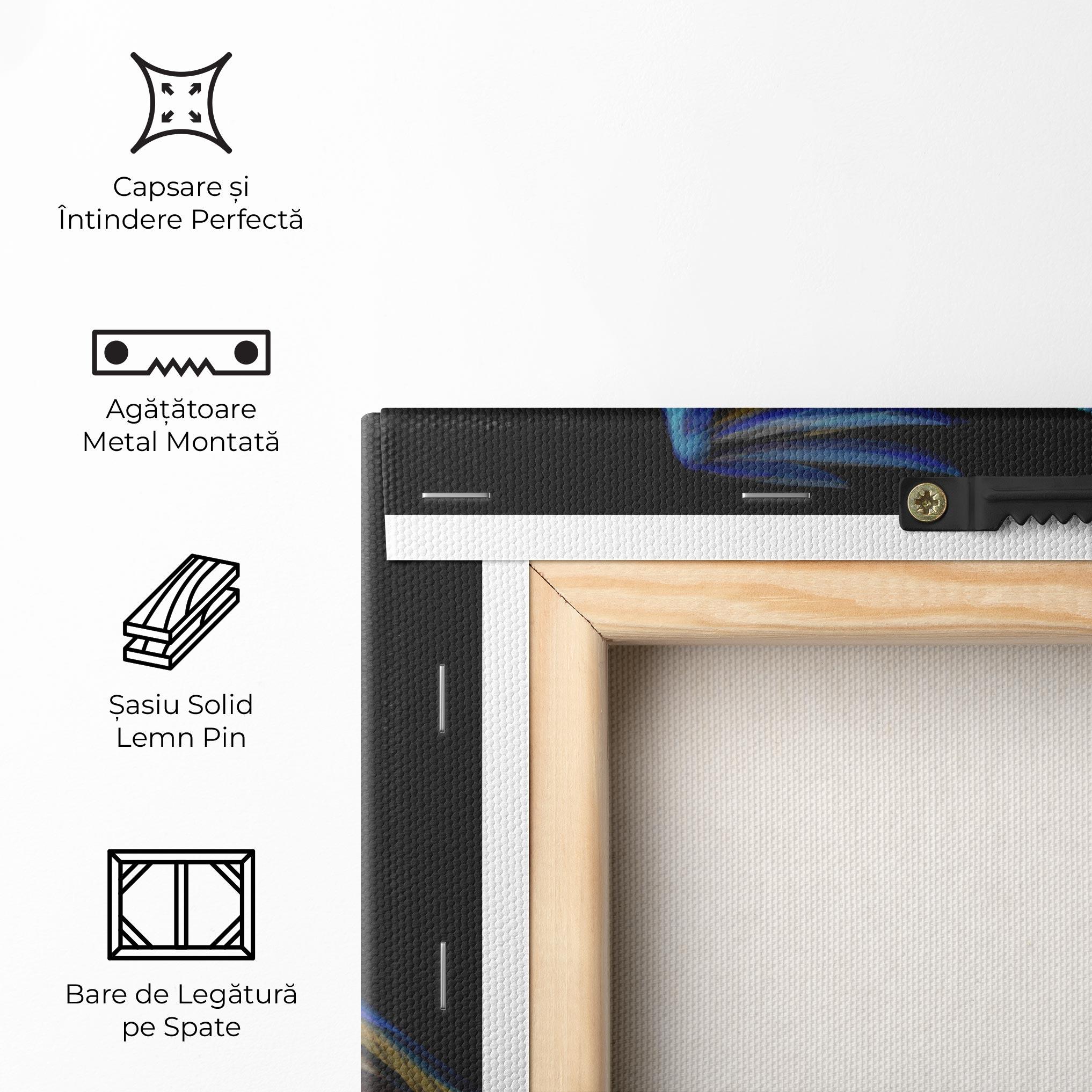Tablou Canvas Parrot Flying mockup 5