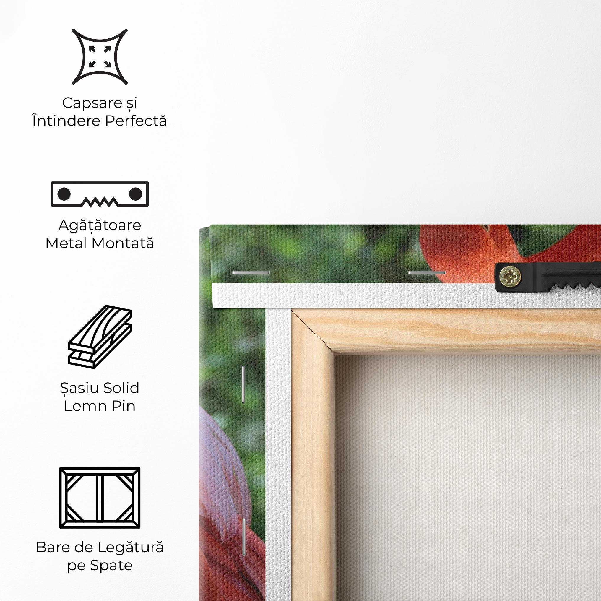 Tablou Canvas Red Flamingo mockup 5