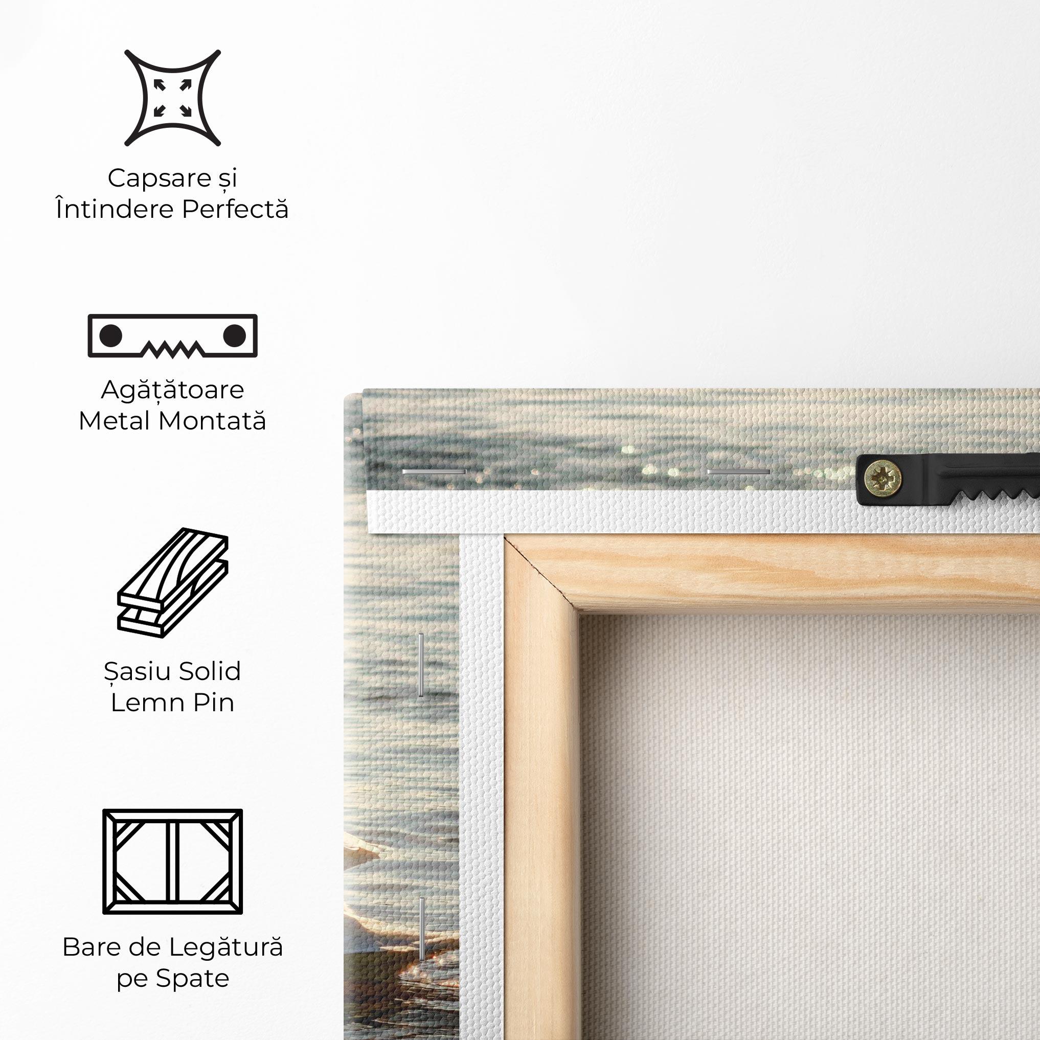 Tablou Canvas Swan On Lake mockup 5