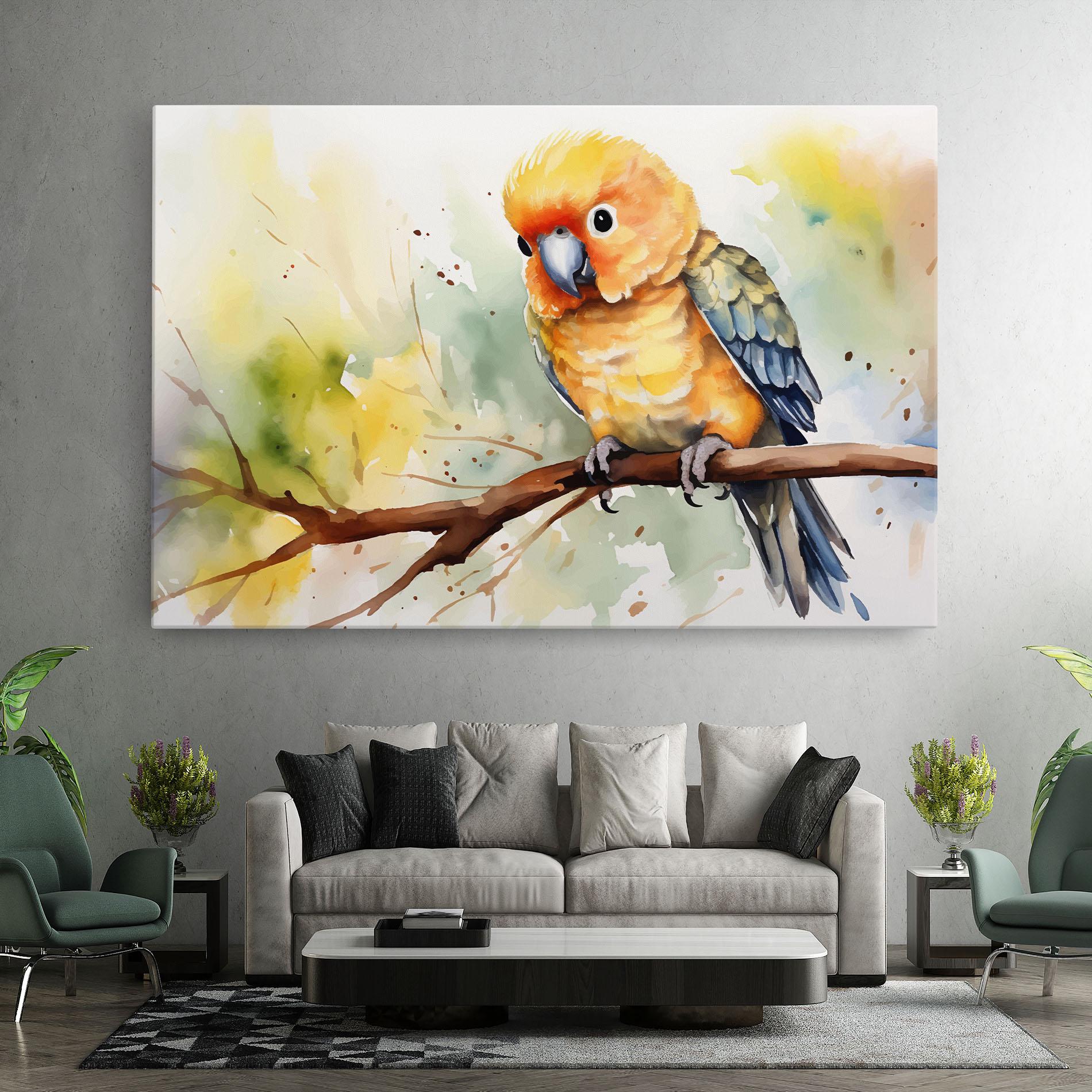 Tablou Canvas Cute Baby Parrot mockup 7