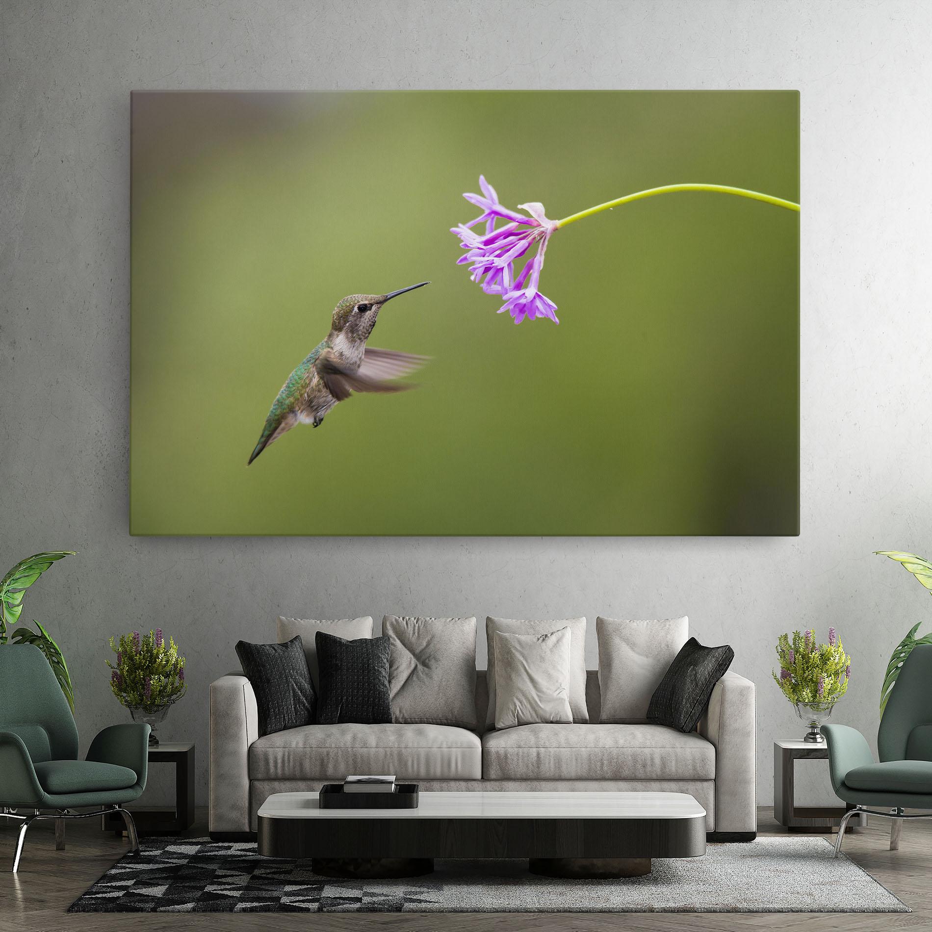 Tablou Canvas Cute Hummingbird mockup 7