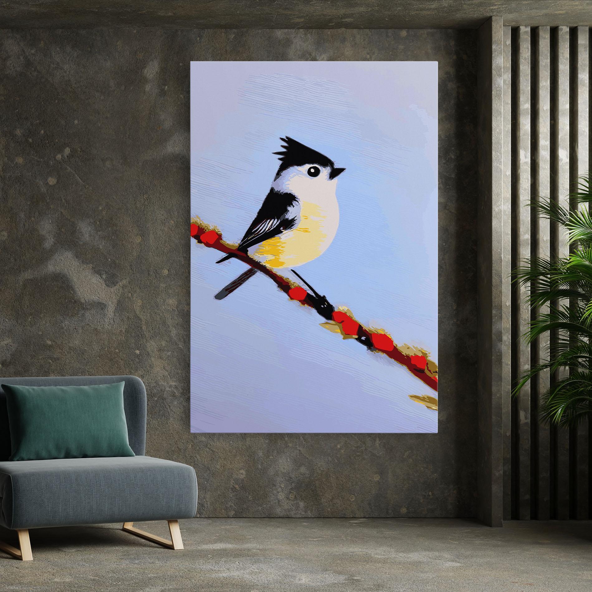 Tablou Canvas Bird Painting mockup 7