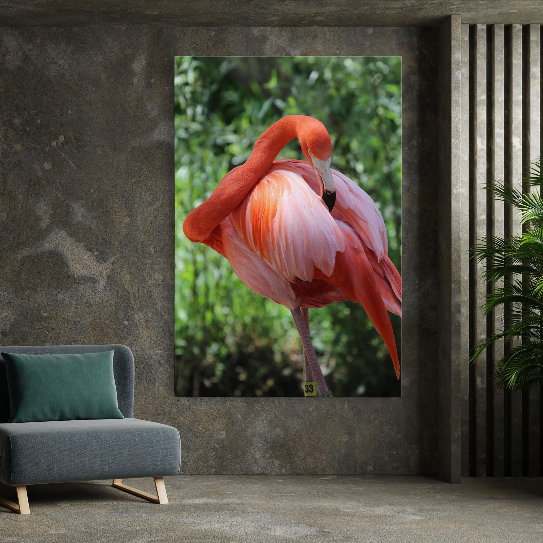 Tablou Canvas Red Flamingo mockup 7