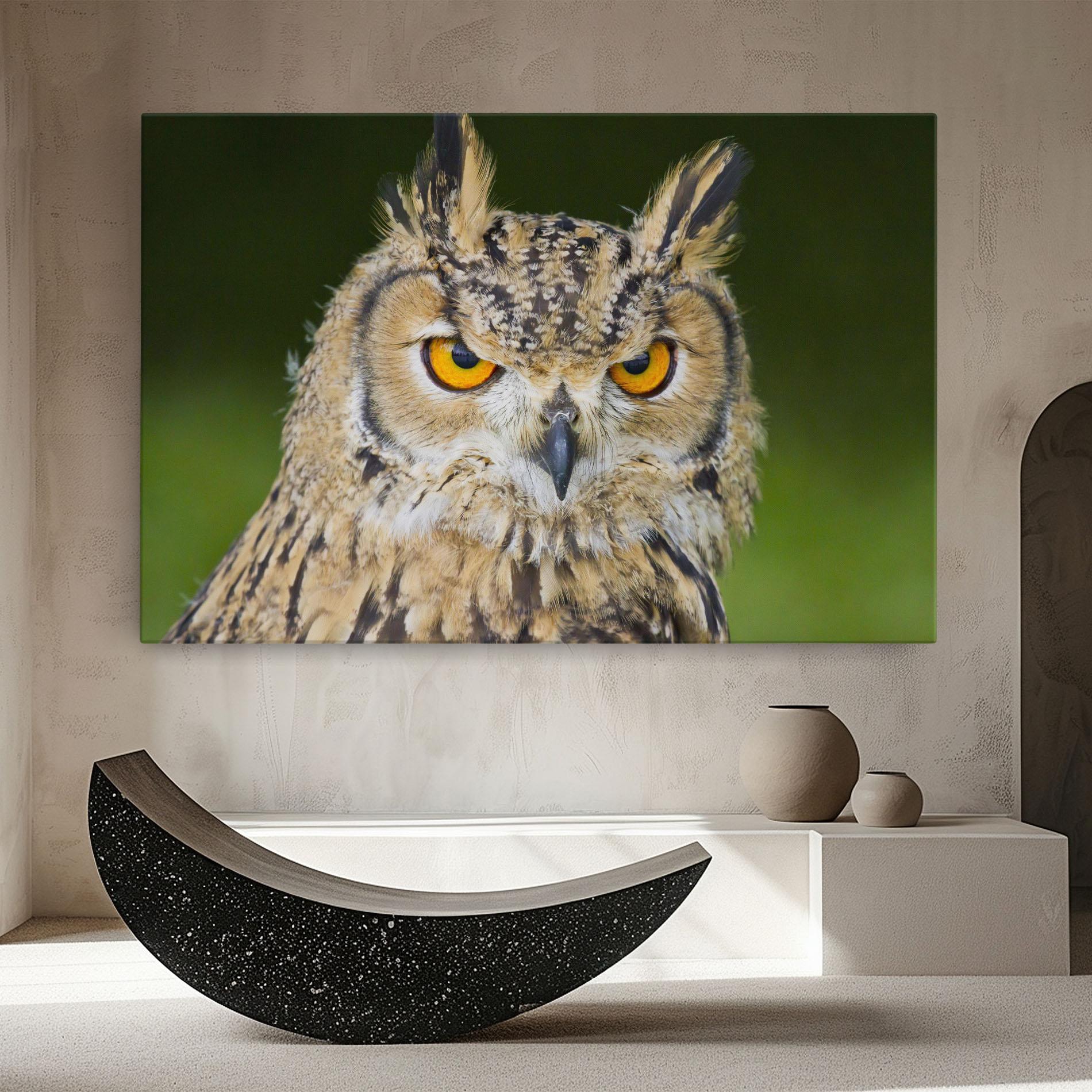 Tablou Canvas Angry Owl mockup 8