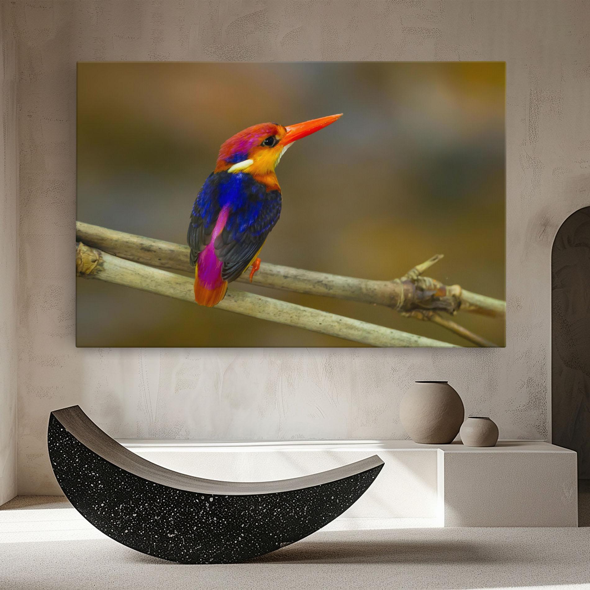 Tablou Canvas Colorful Bird mockup 8