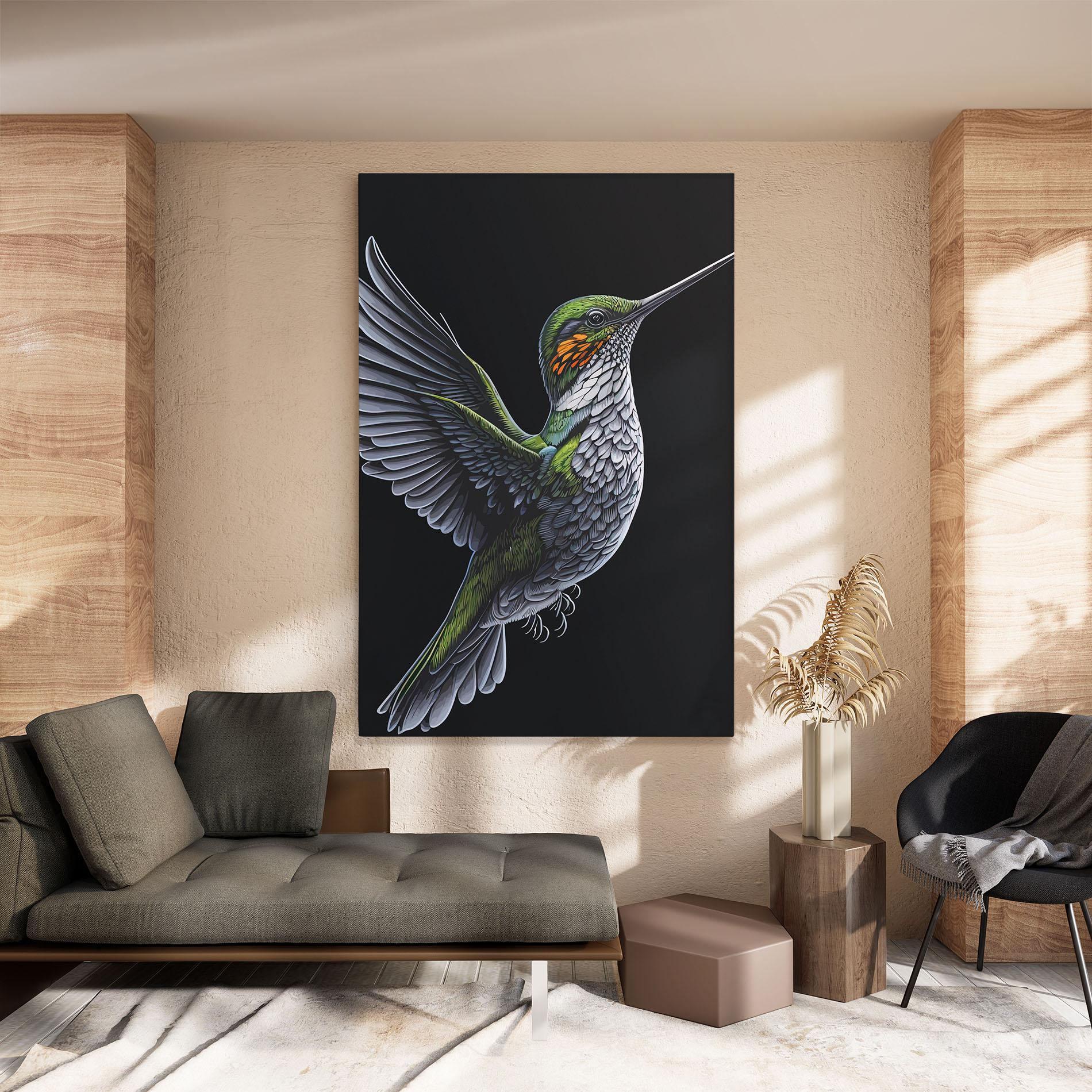 Tablou Canvas Hummingbird mockup 8