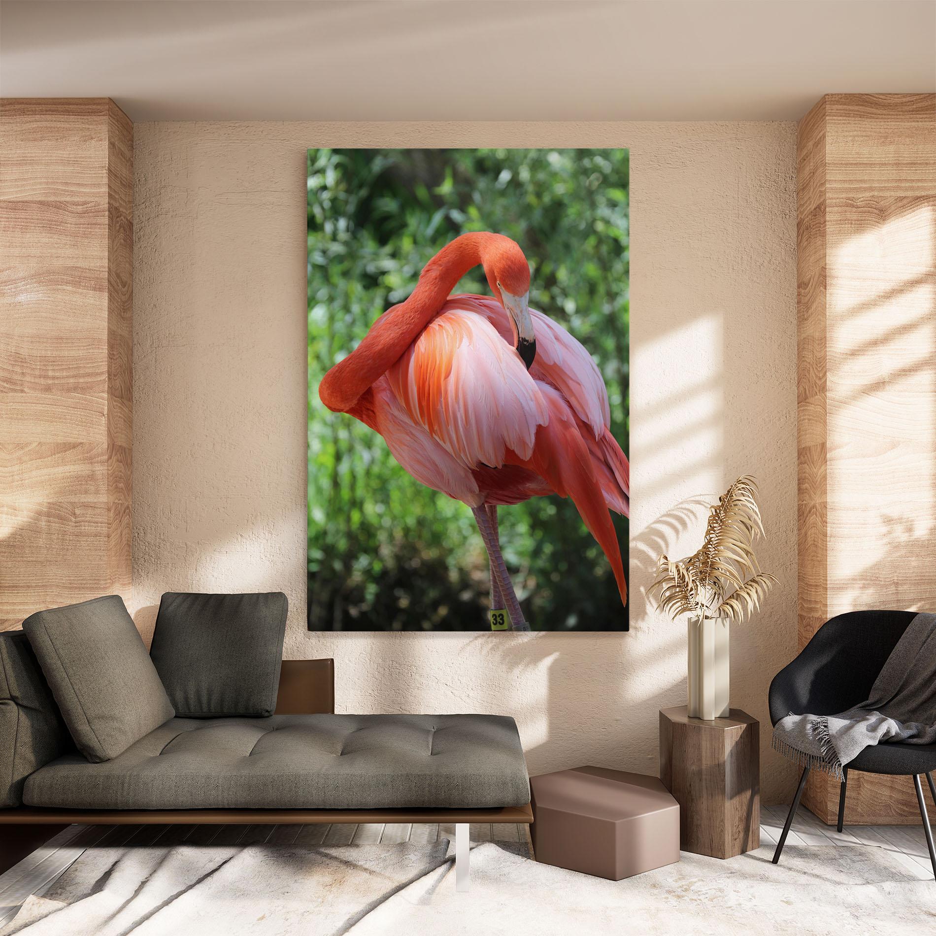 Tablou Canvas Red Flamingo mockup 8