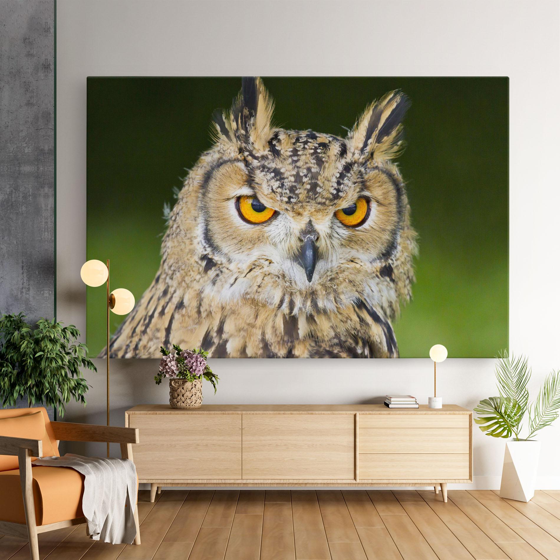 Tablou Canvas Angry Owl mockup 9