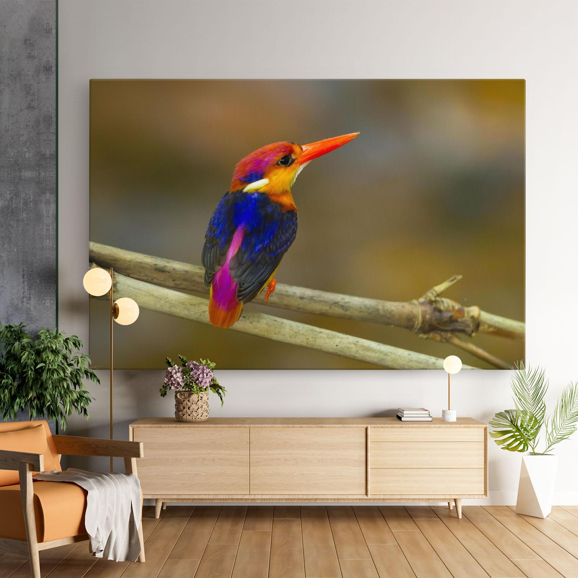 Tablou Canvas Colorful Bird mockup 9