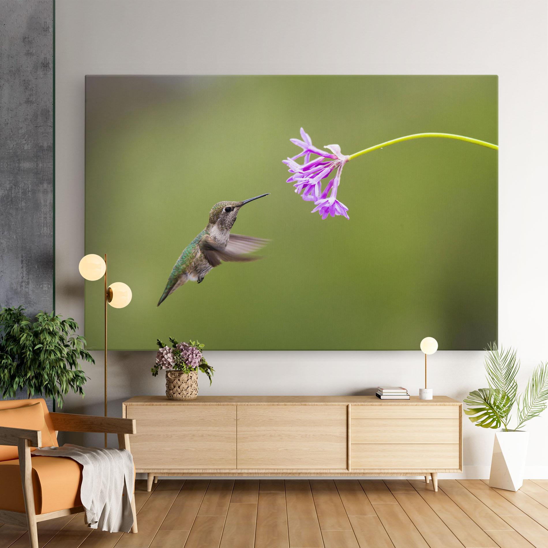 Tablou Canvas Cute Hummingbird mockup 9