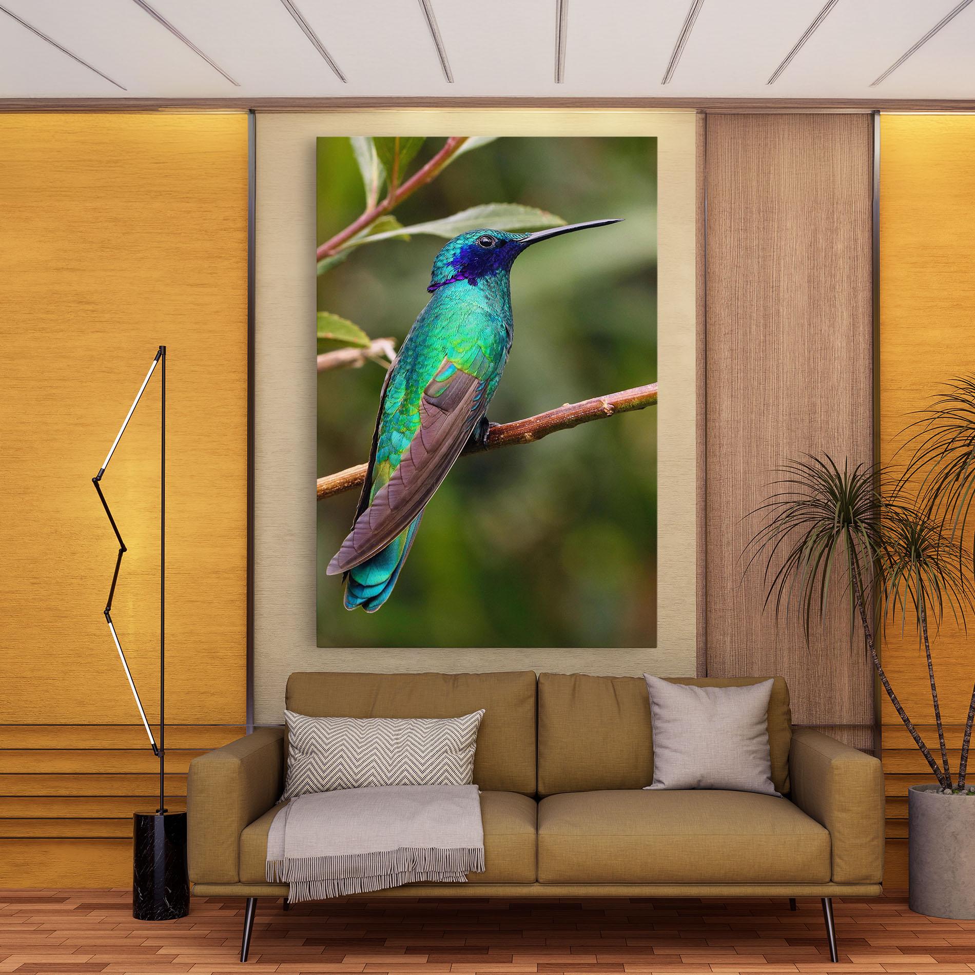 Tablou Canvas Green Bird mockup 9