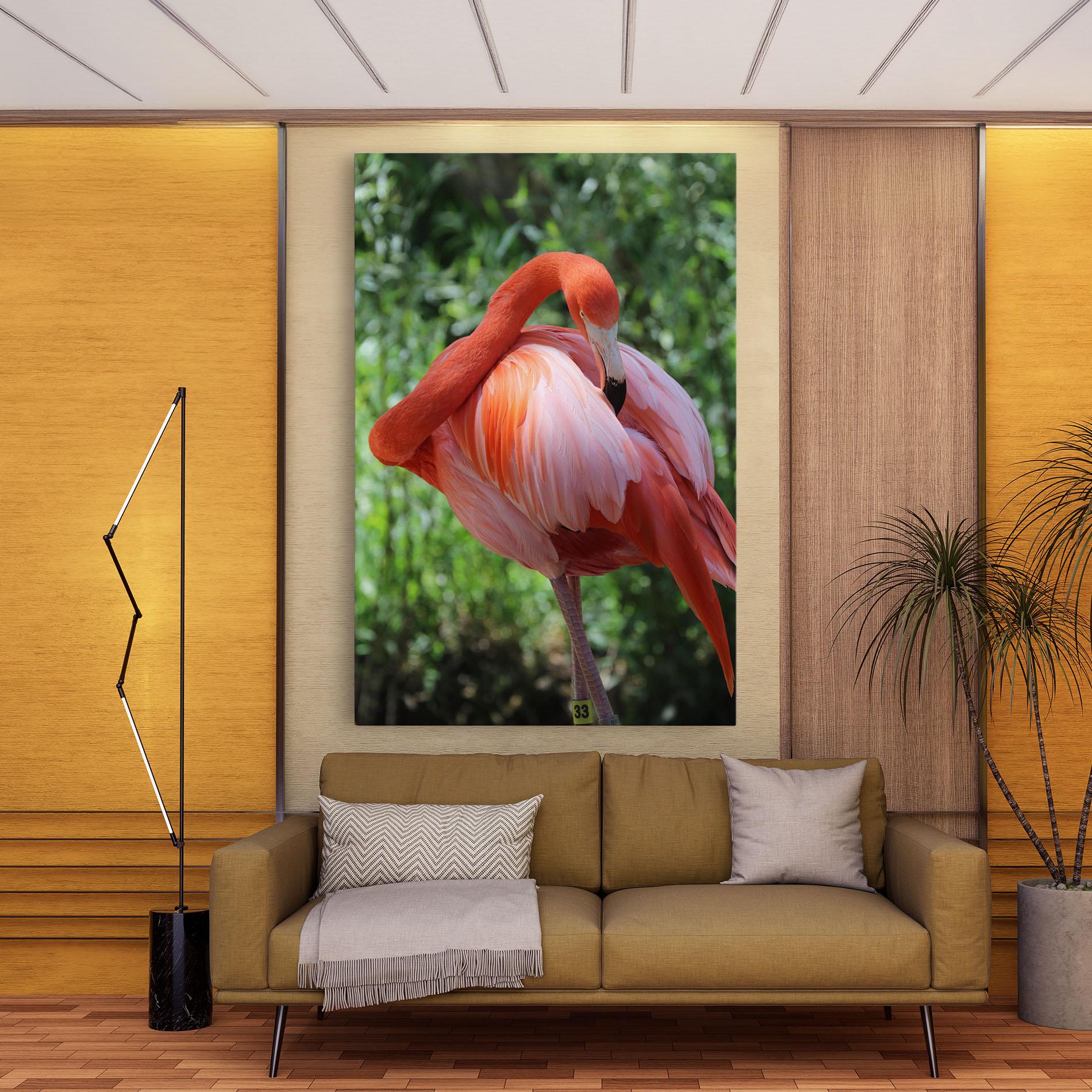 Tablou Canvas Red Flamingo mockup 9