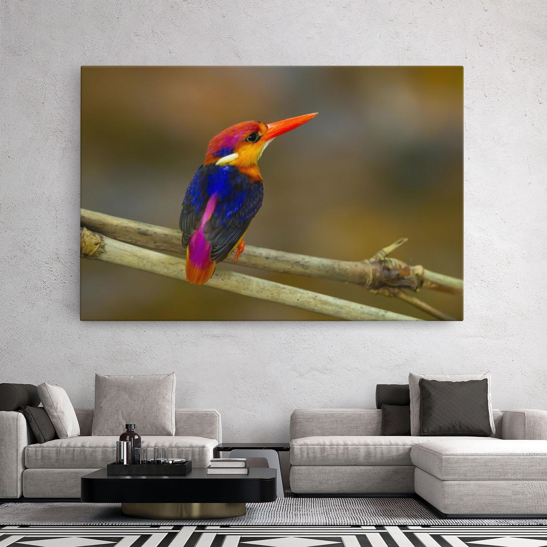 Tablou Canvas Colorful Bird mockup 2