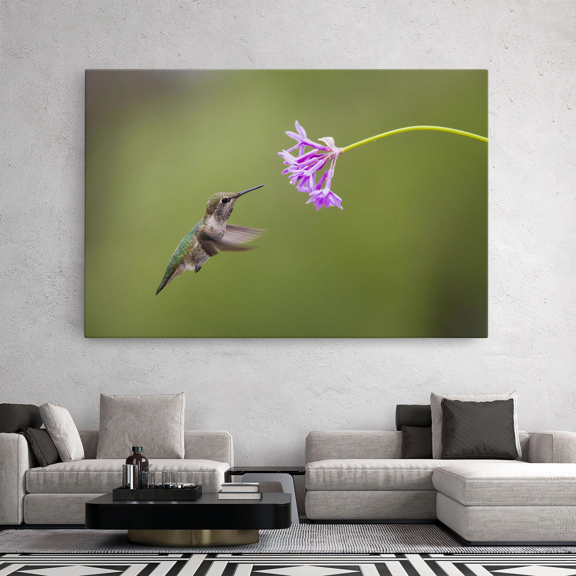 Tablou Canvas Cute Hummingbird mockup 2