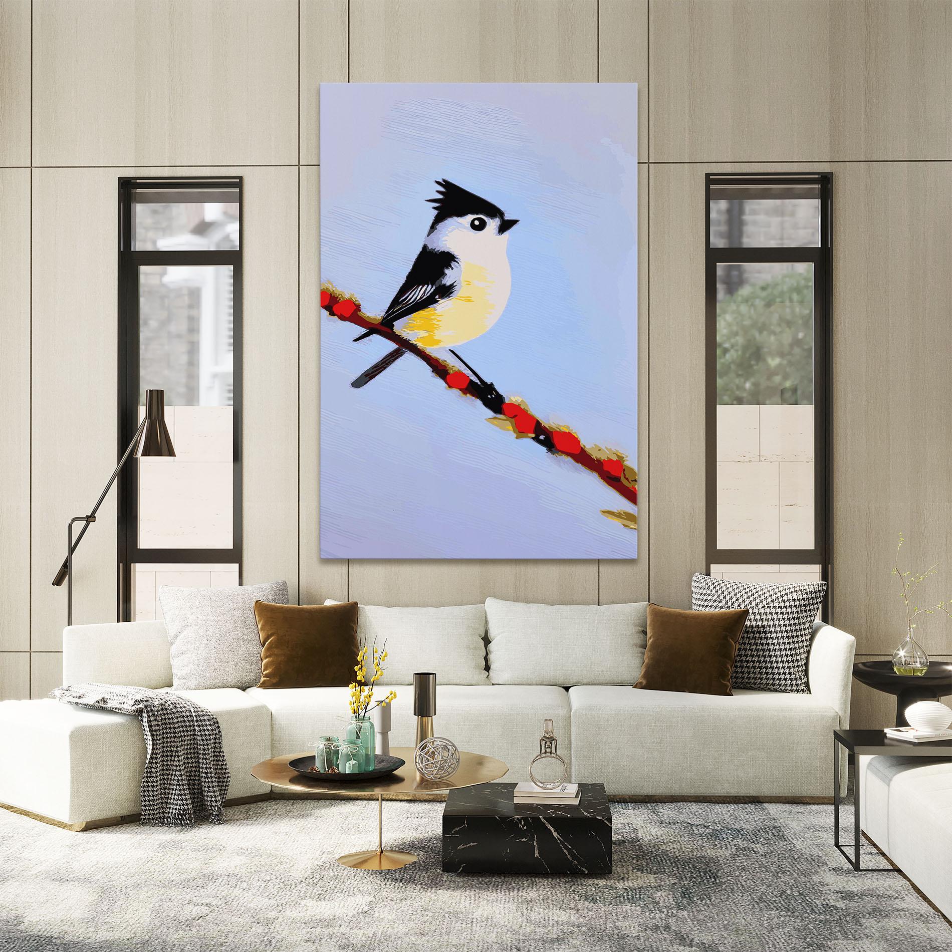 Tablou Canvas Bird Painting mockup 2