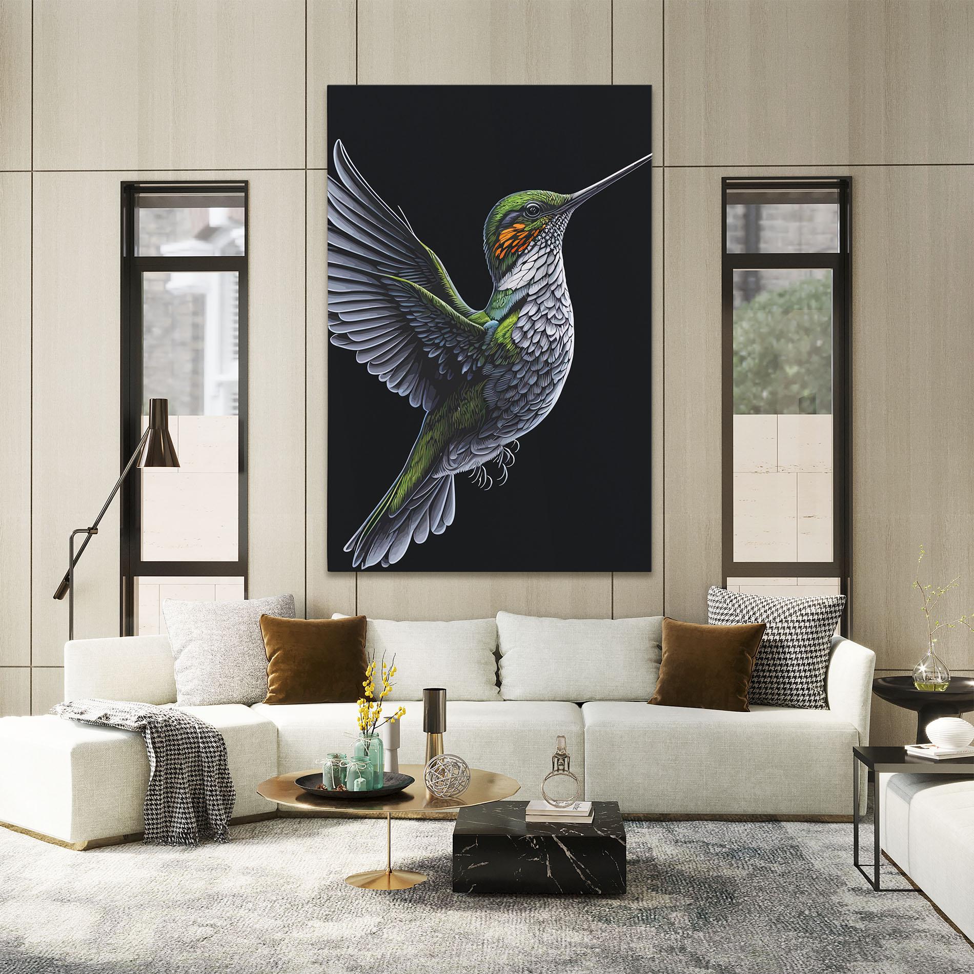 Tablou Canvas Hummingbird mockup 2