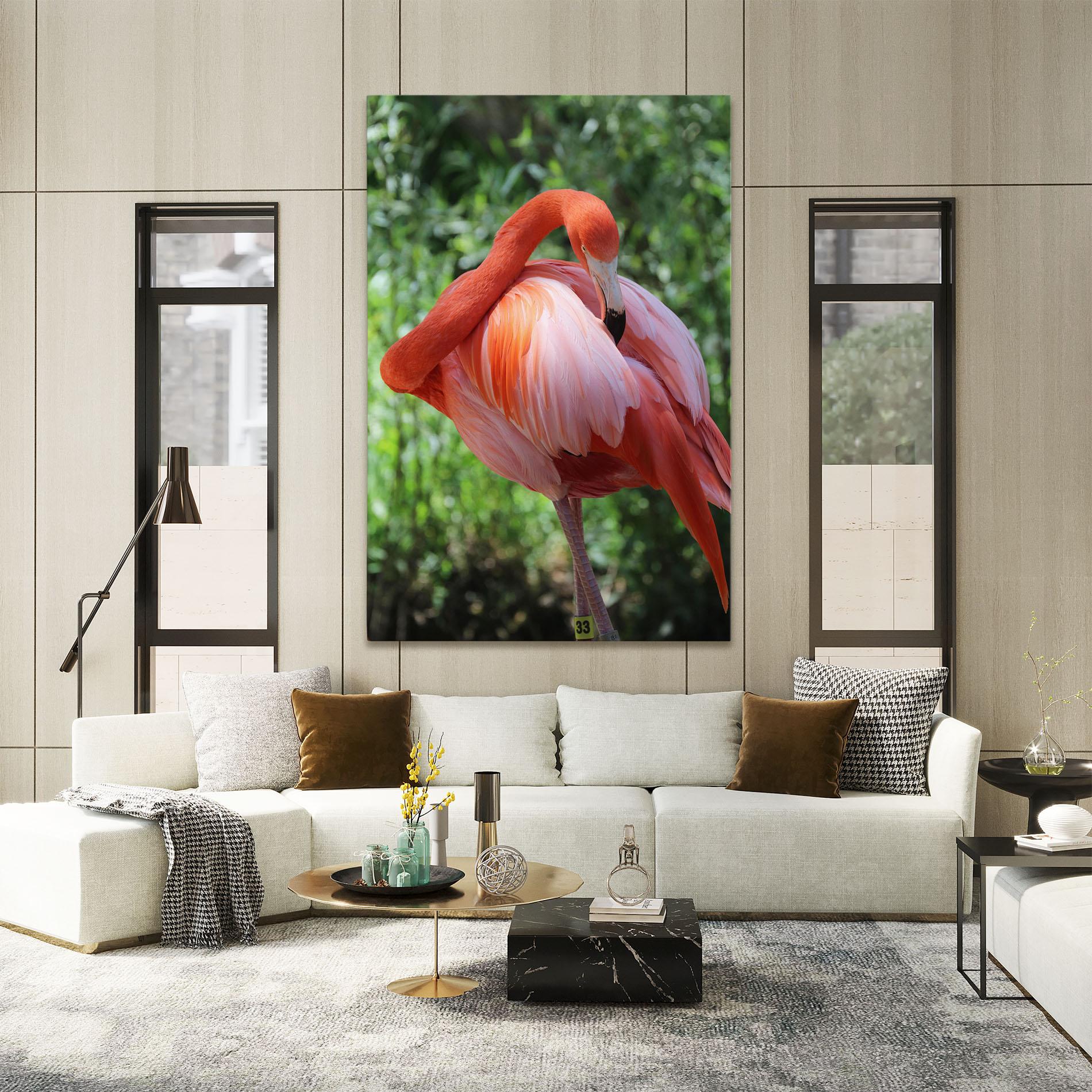 Tablou Canvas Red Flamingo mockup 2